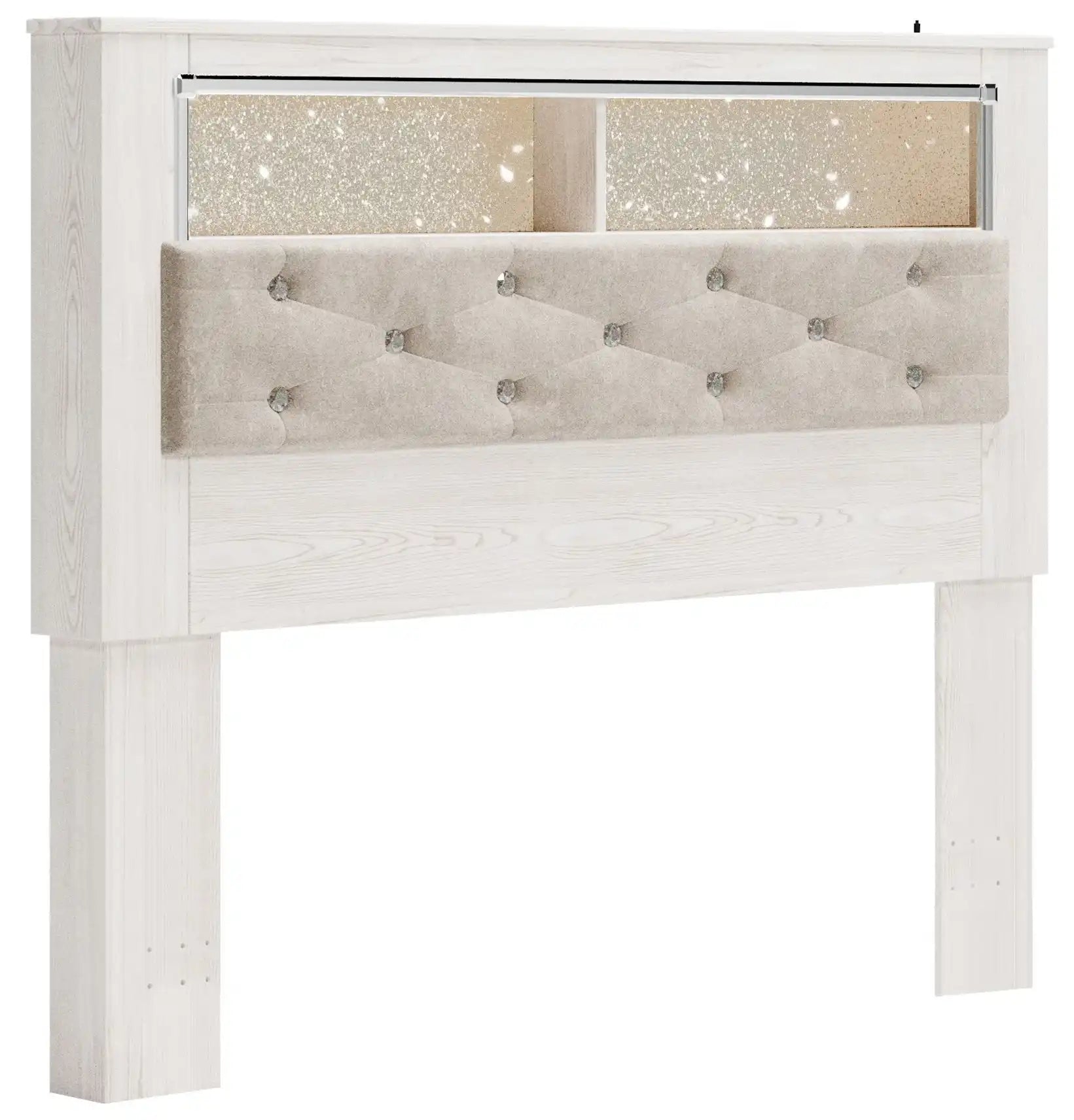 Altyra - Panel Bookcase Headboard - Best Buy Furniture