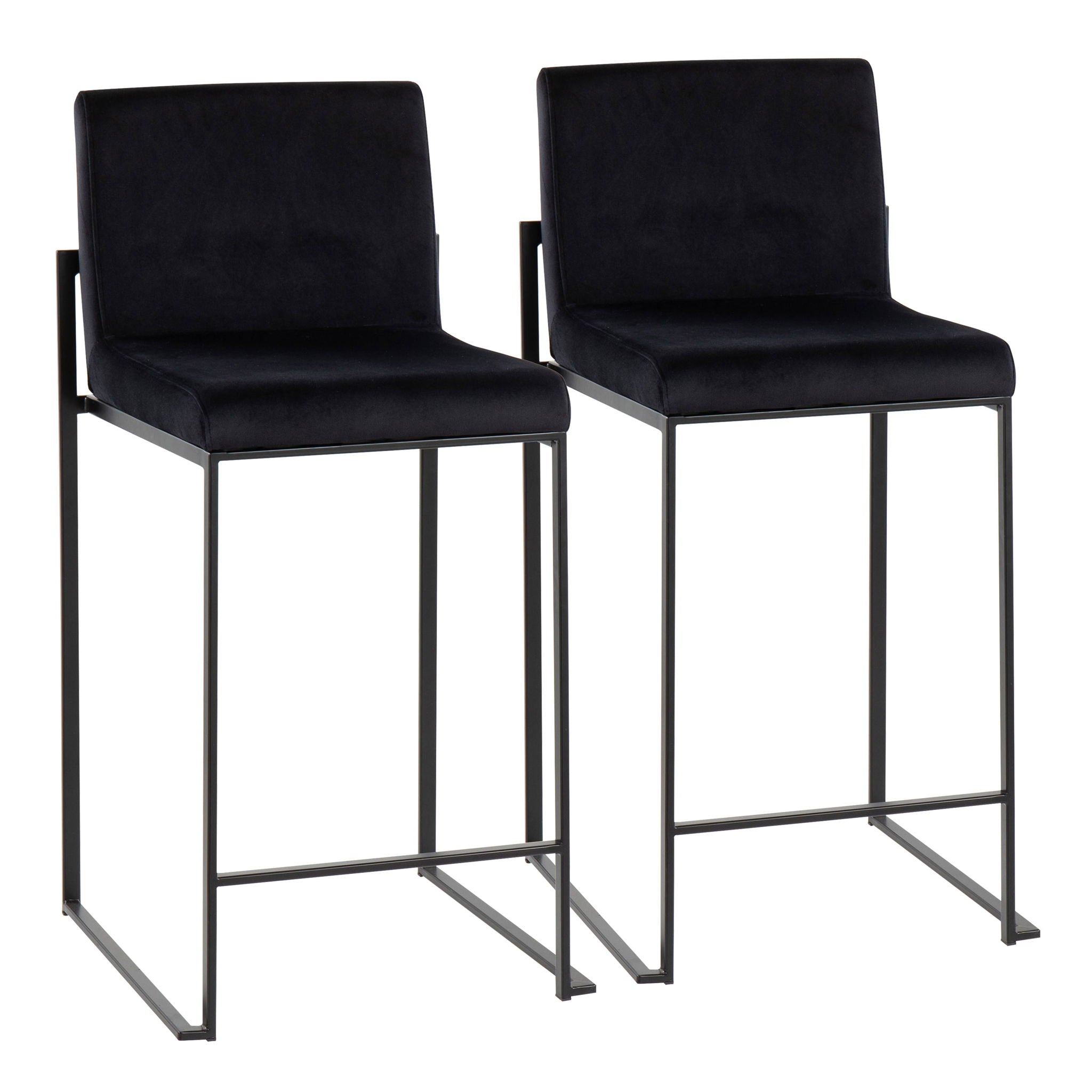 Fuji - Contemporary Modern Elegance, High Back Counter Stool - Best Buy Furniture
