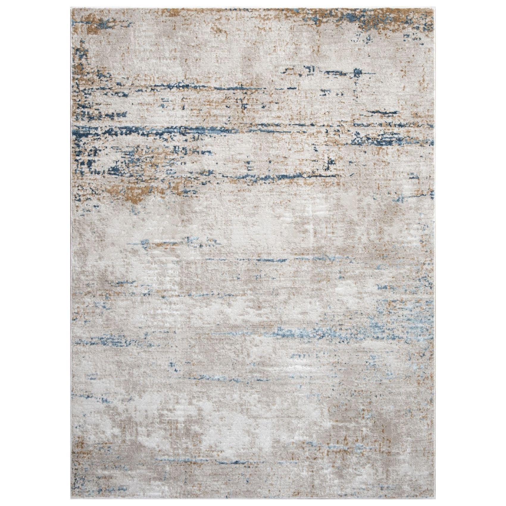 Elegance - 5'3" X 7'3" Area Rug - Ivory, Polyester - Best Buy Furniture