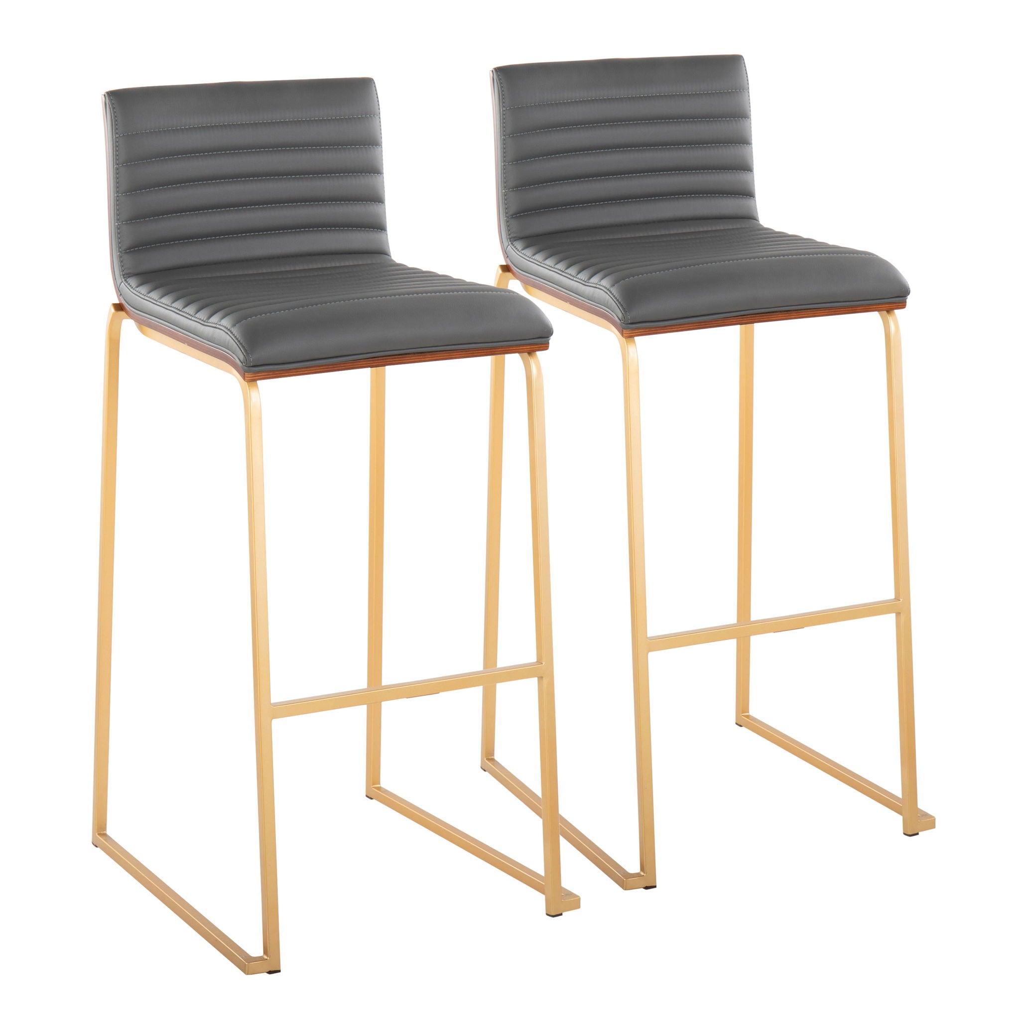 Mason Mara - Contemporary Versatile Desig Fixed Height Barstool (Set of 2) - Best Buy Furniture