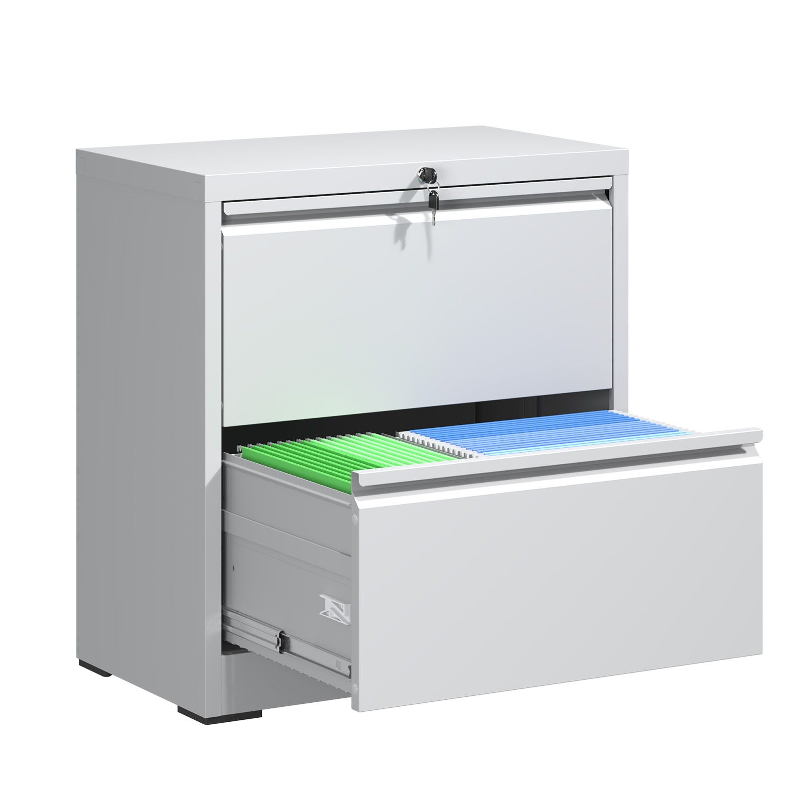 Premium Drawer Metal Lateral File Cabinet With Lock - Best Buy Furniture