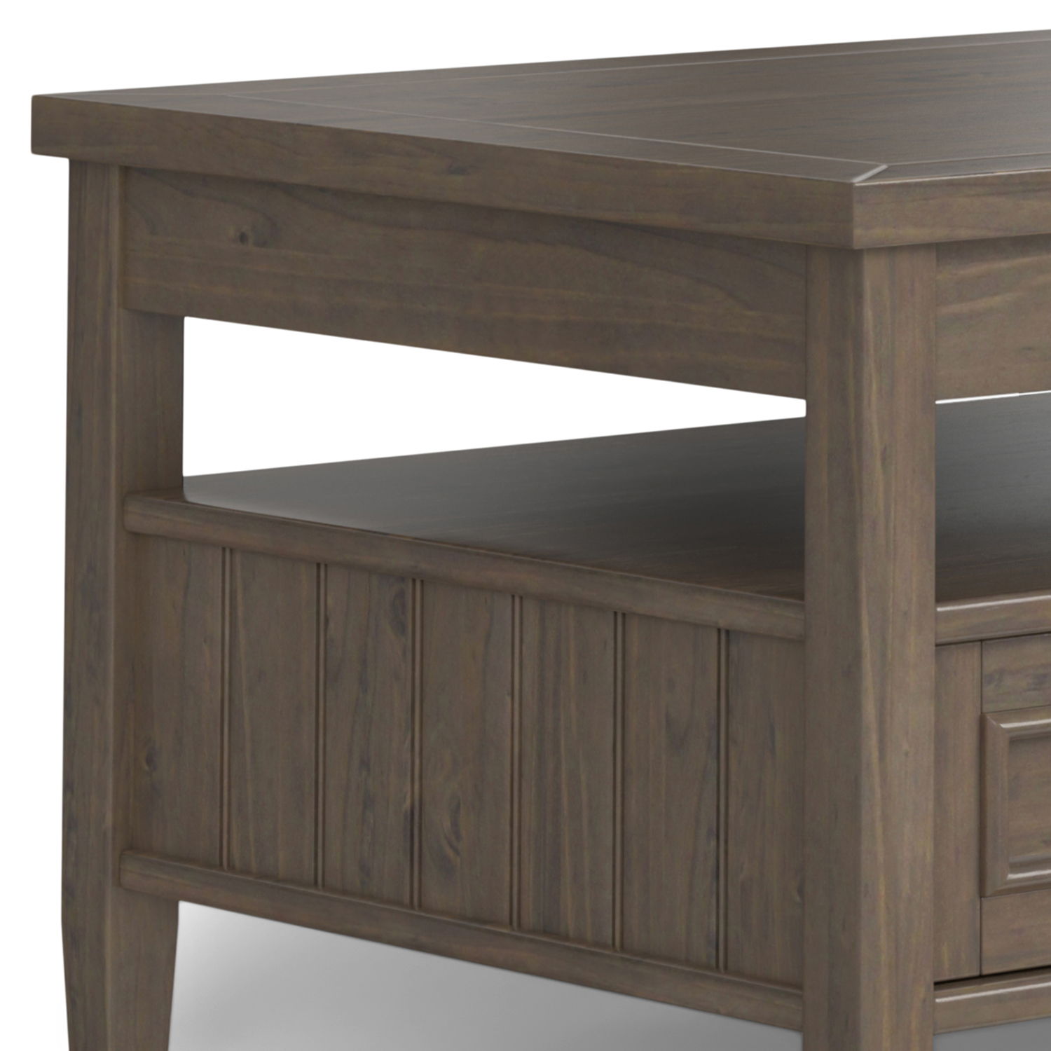 Lev - Lift Top Coffee Table - Smoky Brown - Best Buy Furniture