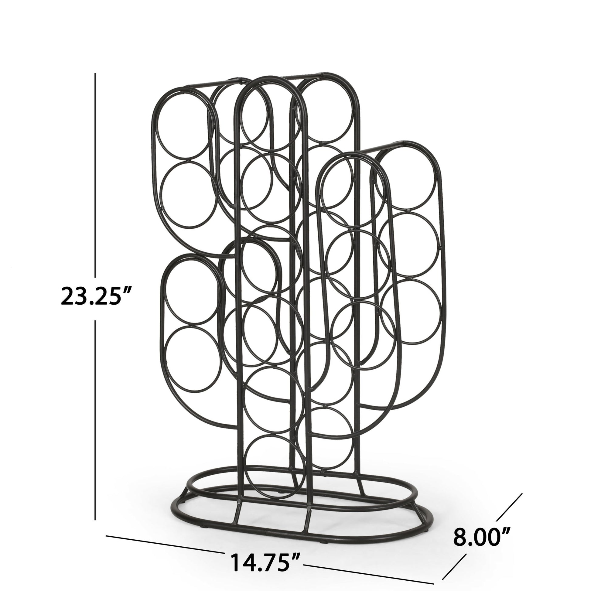 Wine Rack - Black - Best Buy Furniture