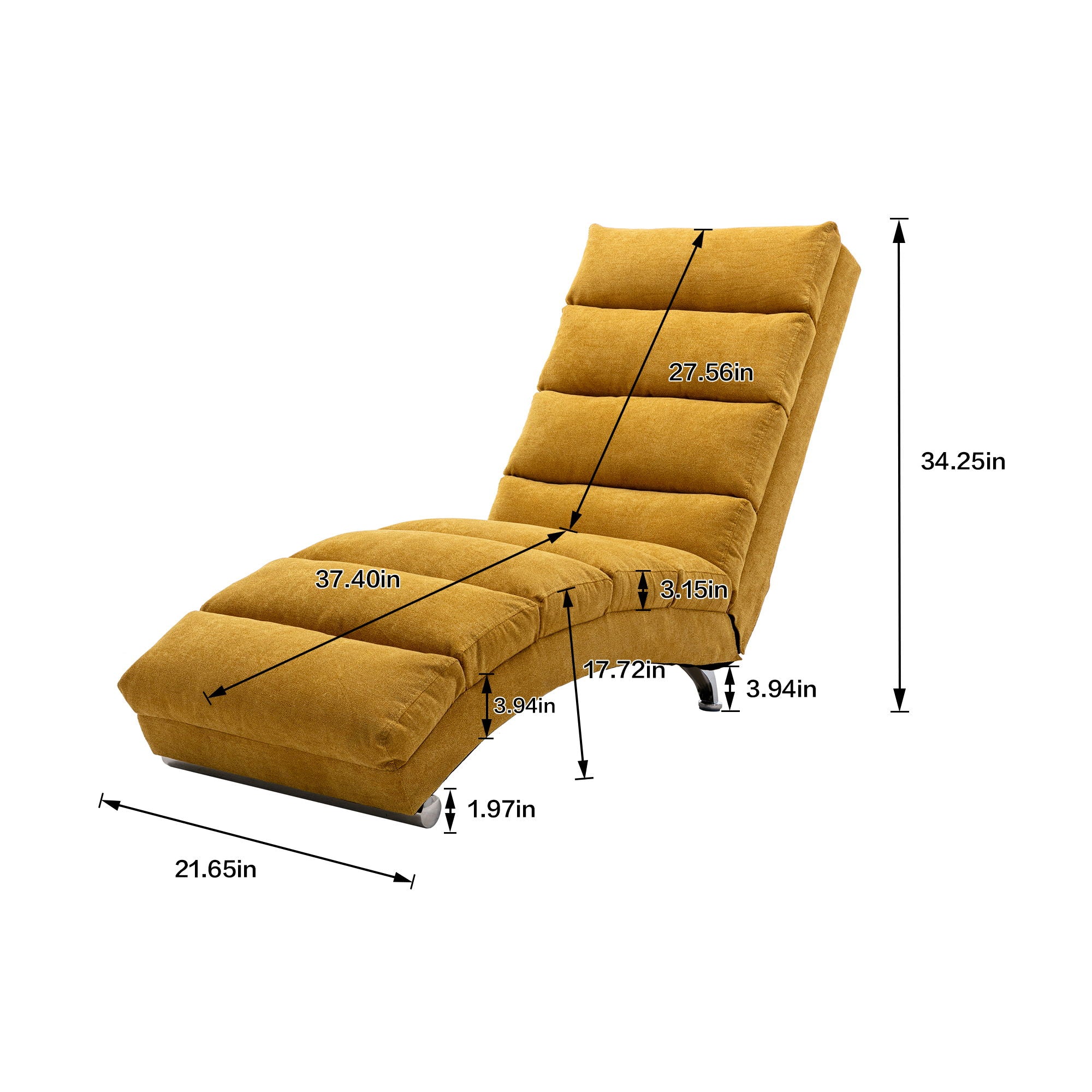 Massage Chaise Lounge Indoor With Remote Control, Ergonomic Electric Massage Lounger - Best Buy Furniture