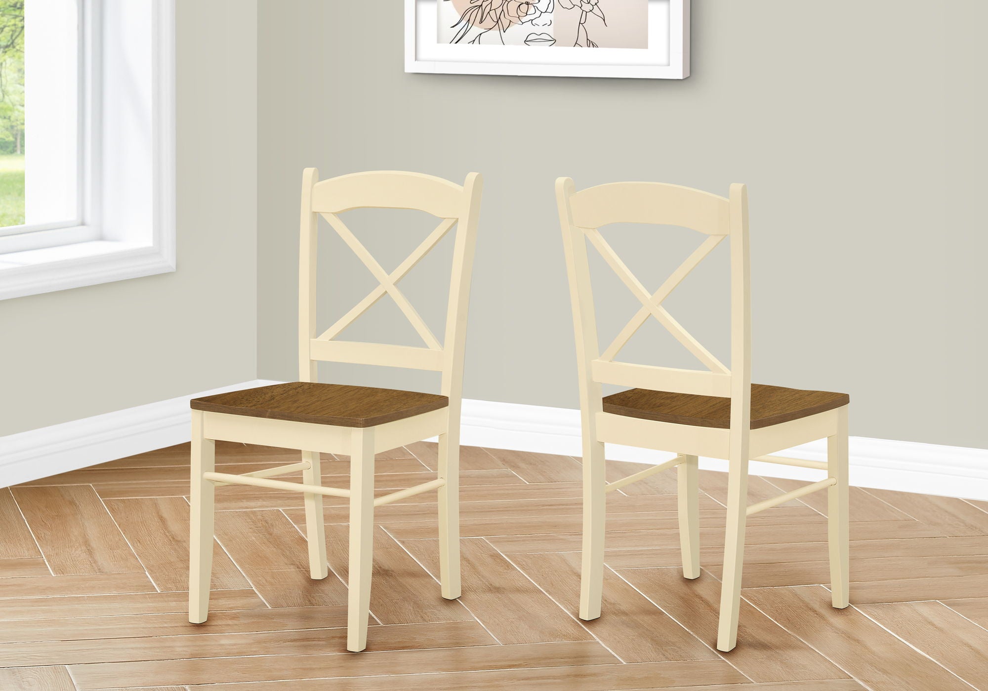 Dining Chair, Side, Dining Room, Transitional (Set of 2) - Best Buy Furniture