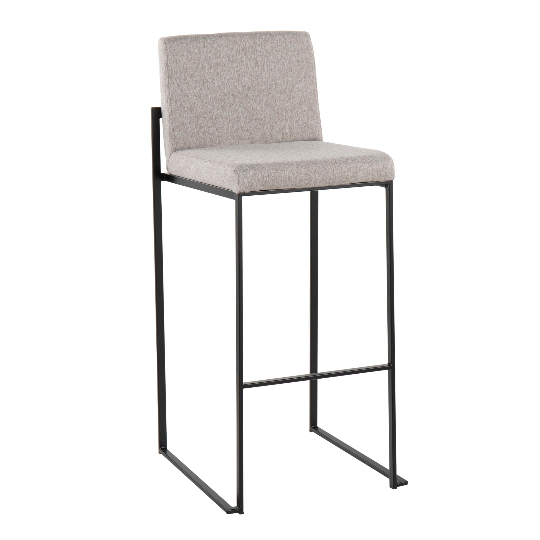 Fuji - Contemporary High Back Barstool Elegant Design - Best Buy Furniture
