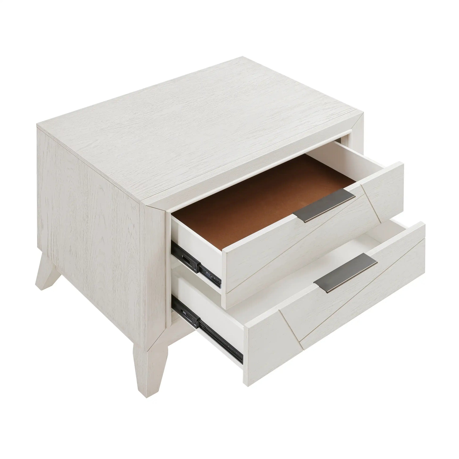 Antique White Finish Nightstand with Drawers - Best Buy Furniture
