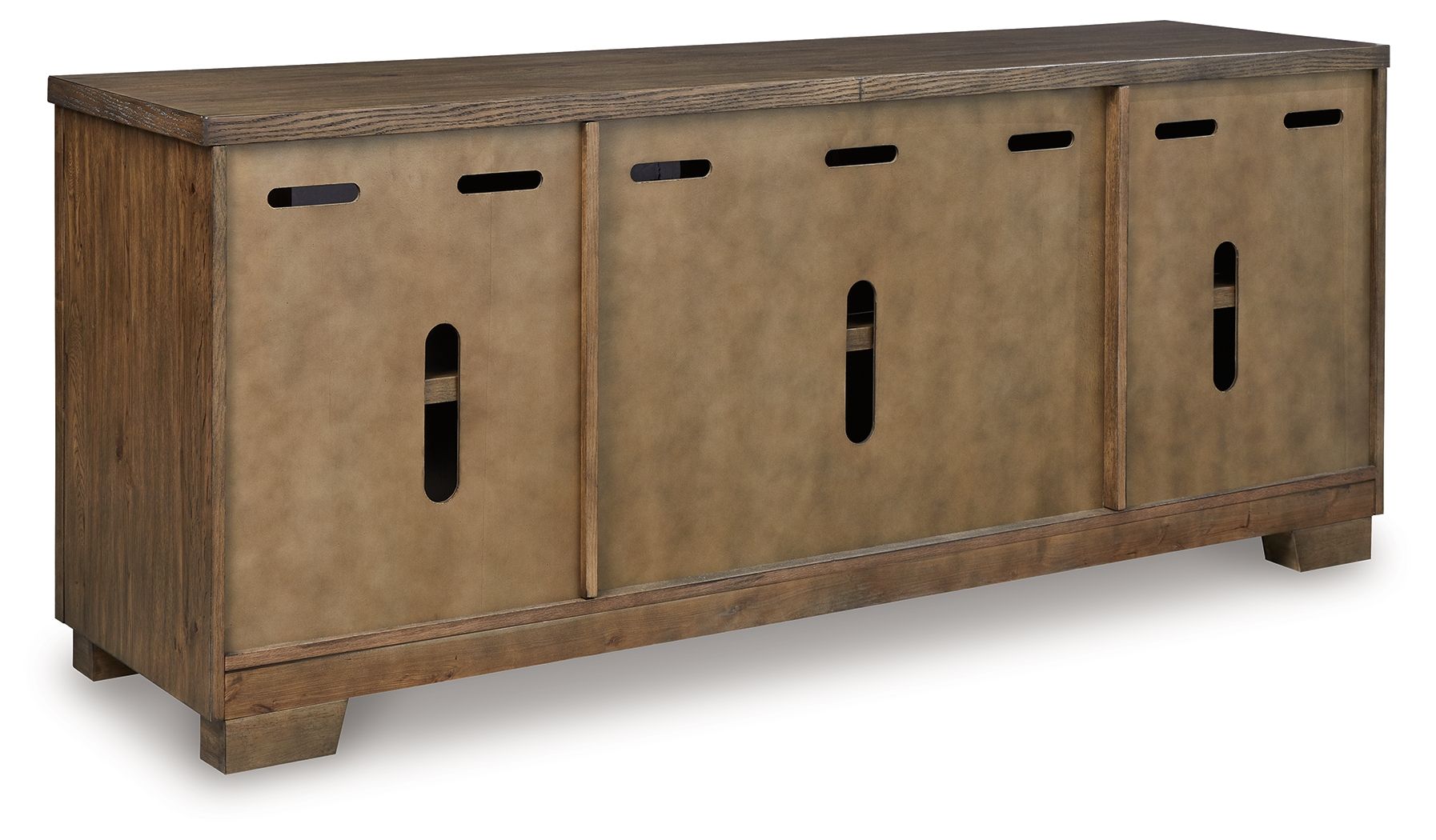 Rosswain - Extra Large TV Stand - Warm Brown - Best Buy Furniture