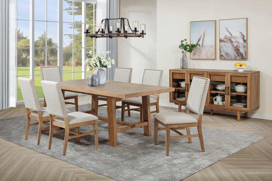 Middleton - Extension Leaf Dining Set With Upholstered Chairs - Best Buy Furniture