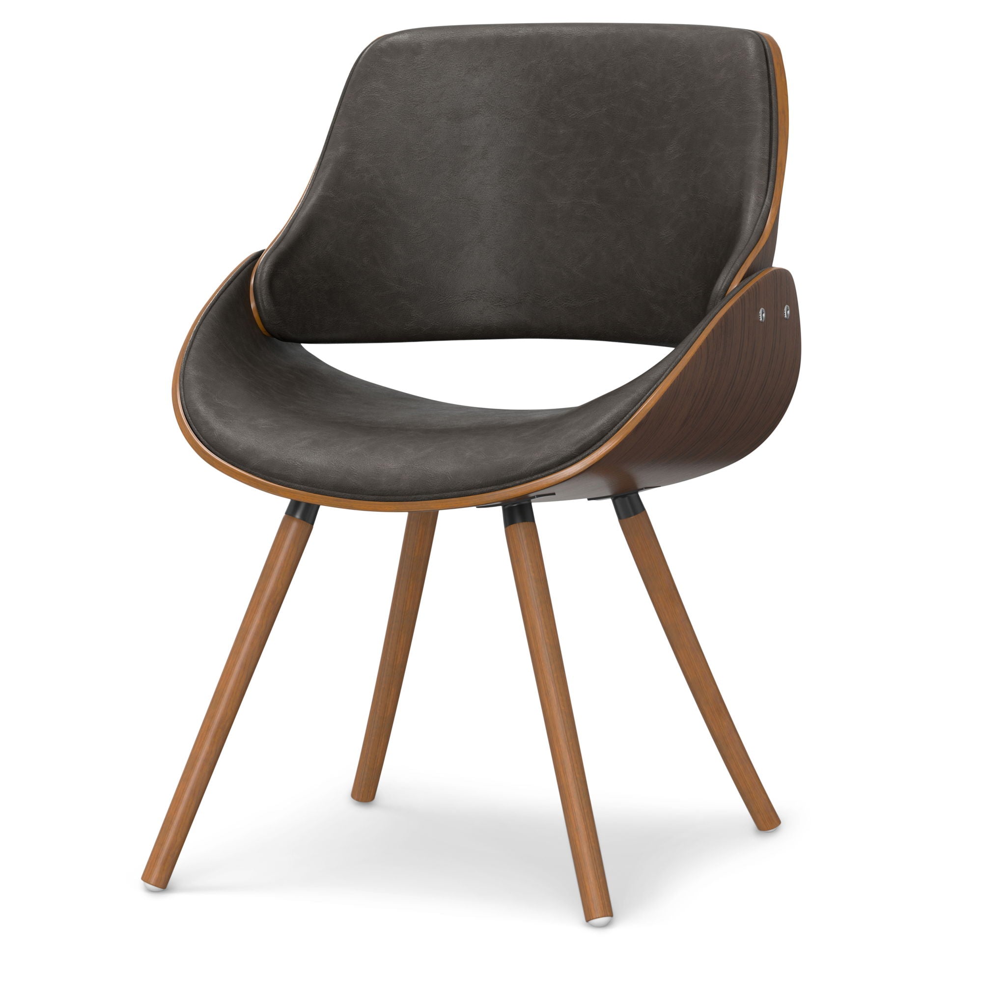 Malden - Bentwood Upholstered Dining Chair With Wood Back - Best Buy Furniture