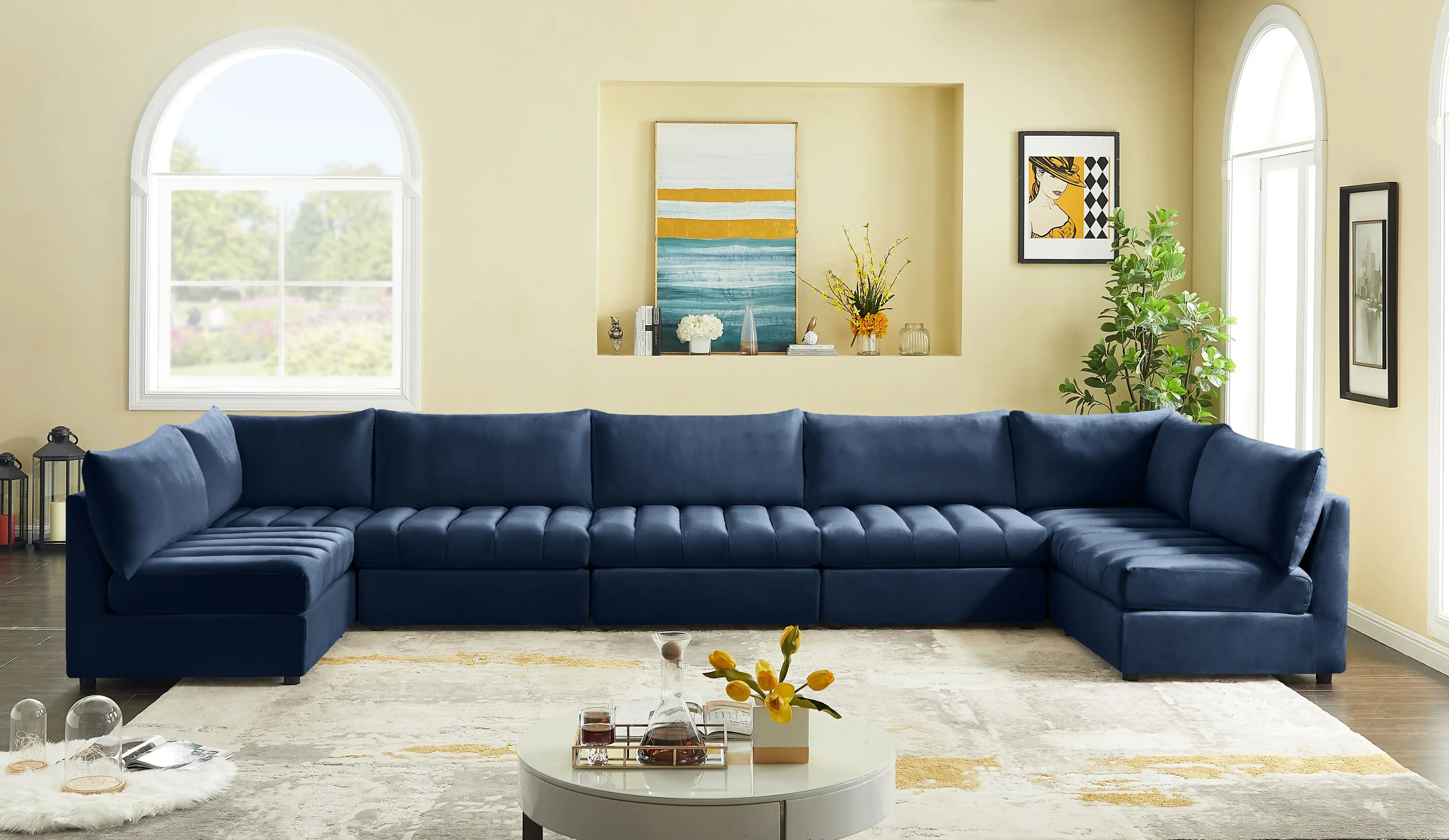 Jacob - Modular U-Shaped Sectional 7 Piece - Best Buy Furniture