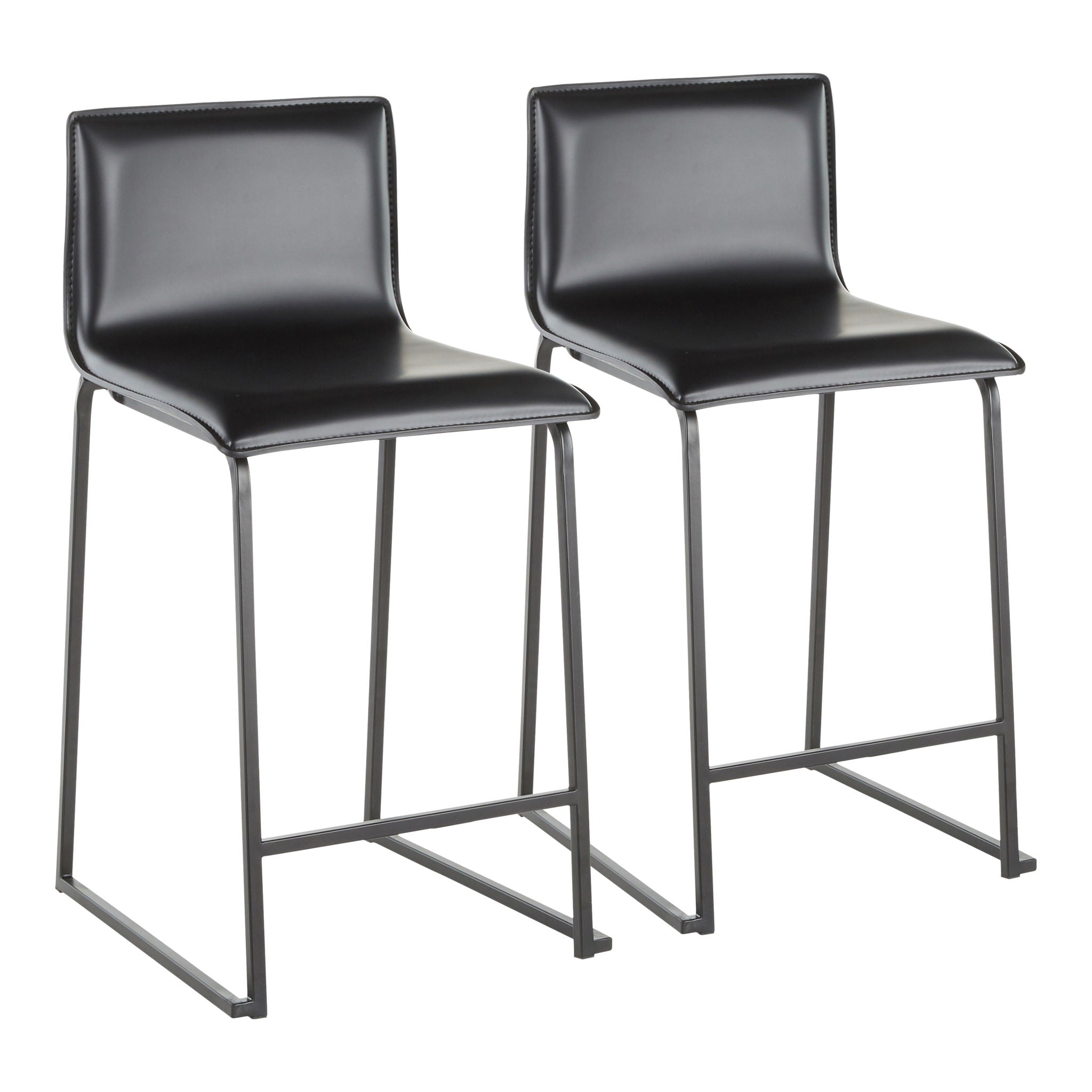 Mara - Upholstered Contemporary Counter Stool (Set of 2) - Best Buy Furniture