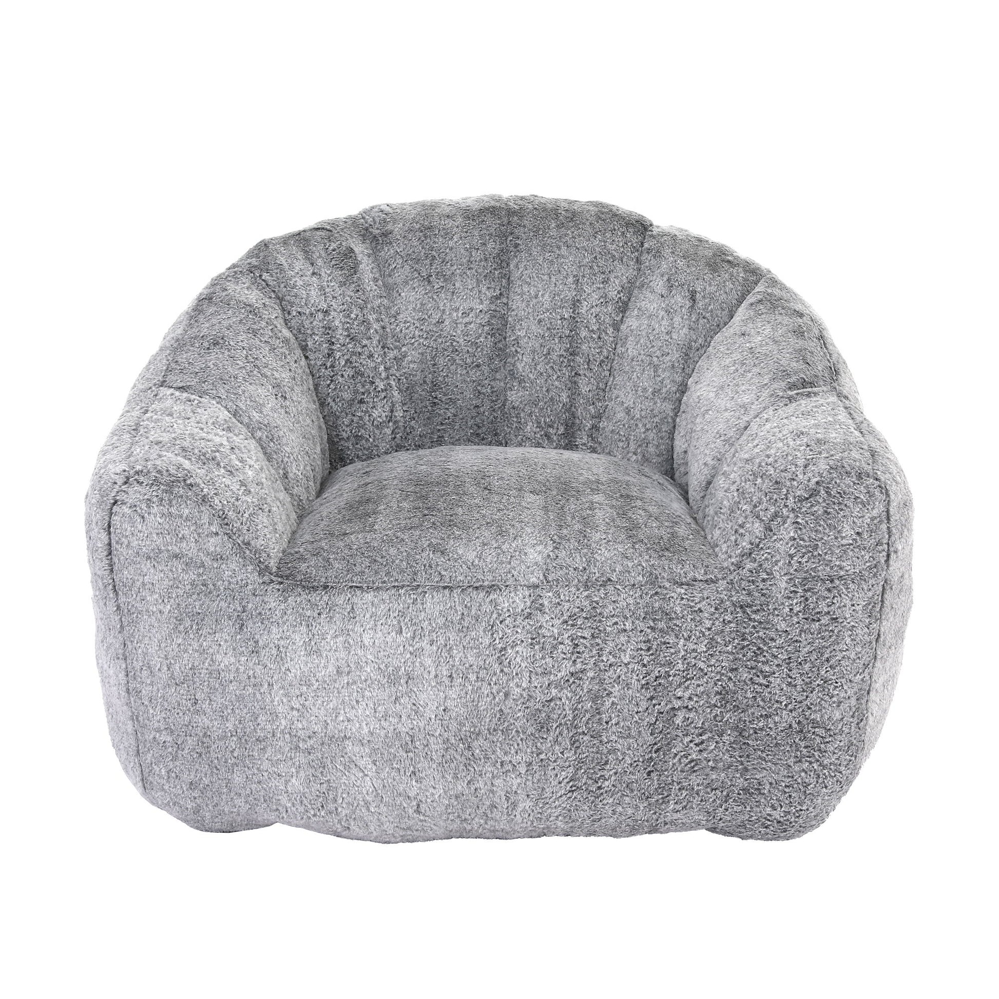 Beanbag Chair, Beanbag Sofa Chair With Armrests Stuffed High Density Foam - Best Buy Furniture