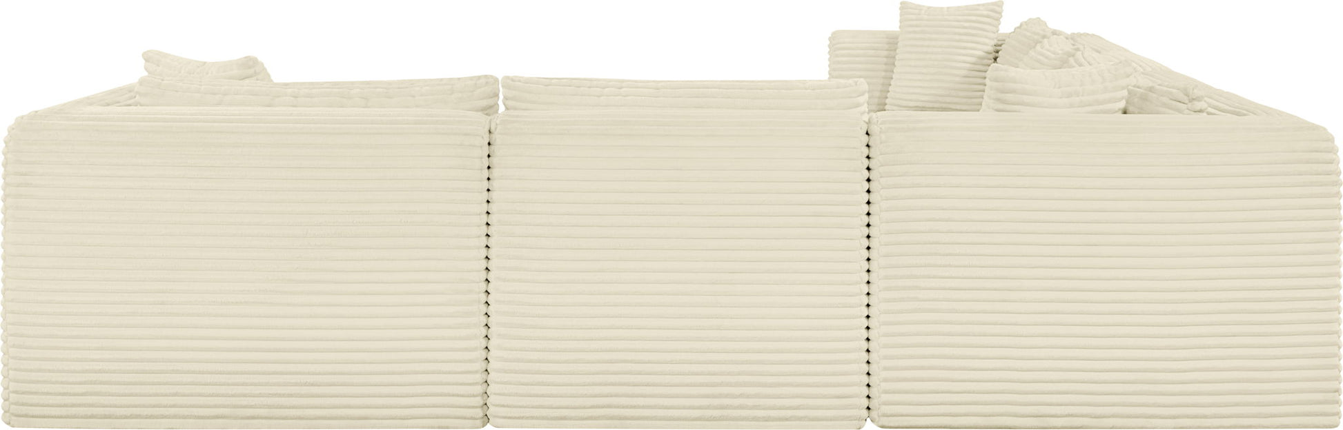 Shaggy - 7 Piece Modular U-Shaped Sectional With Ottoman - Best Buy Furniture