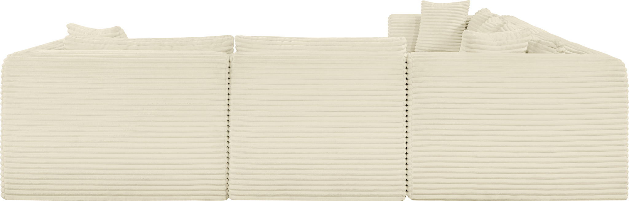 Shaggy - 7 Piece Modular U-Shaped Sectional With Ottoman - Best Buy Furniture