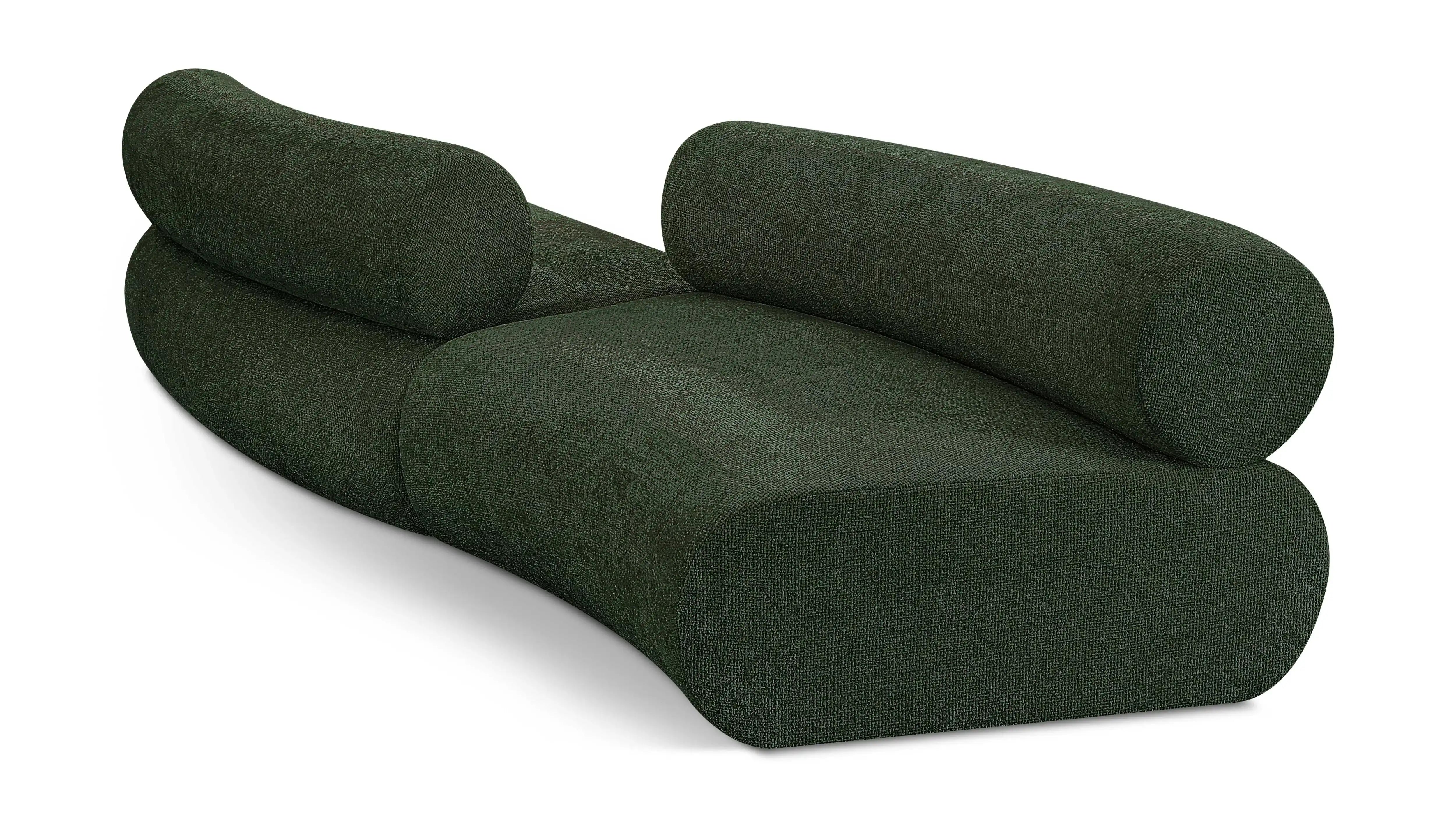 Bale - 2 Piece Curved Modular Sofa - Best Buy Furniture
