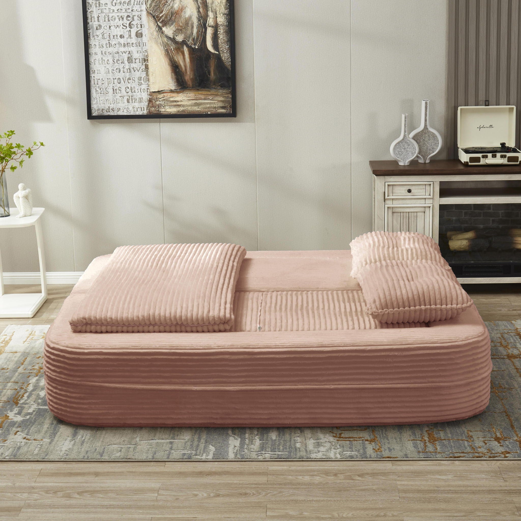 Multi Functional Sectional Sofa Bed With Independent Chaise Lounge And Functional Blanket - Best Buy Furniture