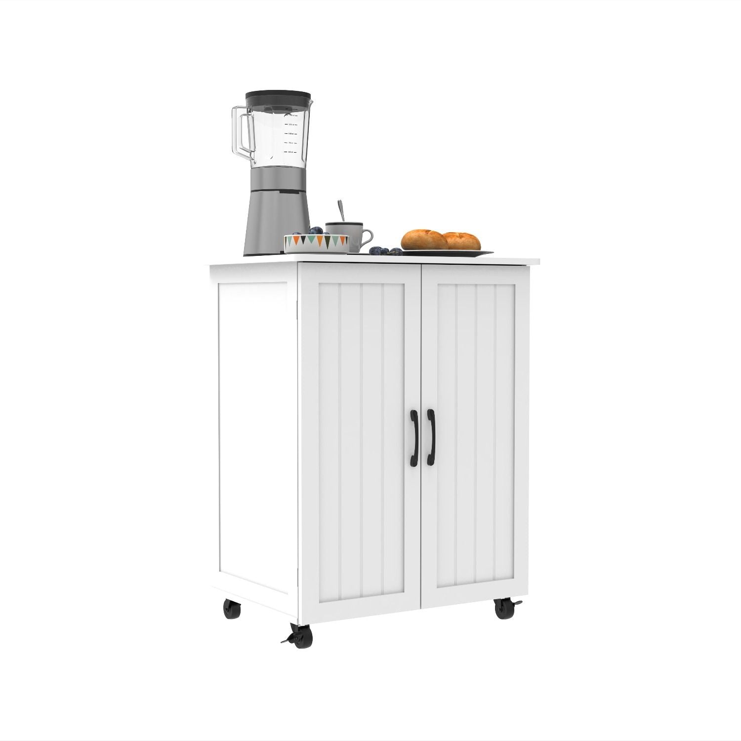 Sturdy Storage Cabinet With Large Capacity For Living Room, Bedroom, Kitchen - White - Best Buy Furniture