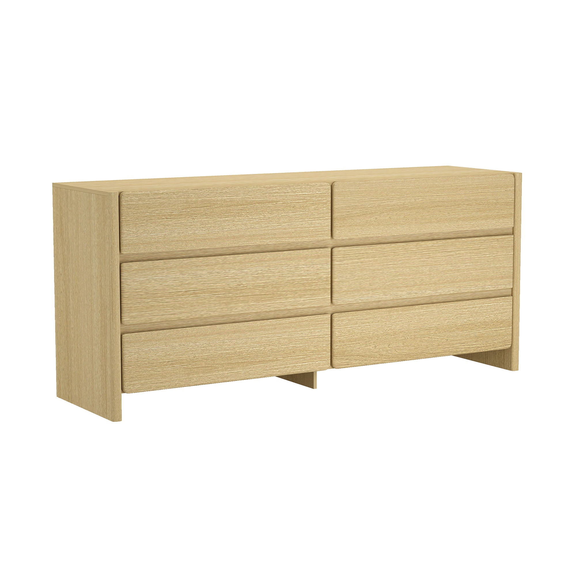 Linda - Double Wide Dresser With 6 Drawers