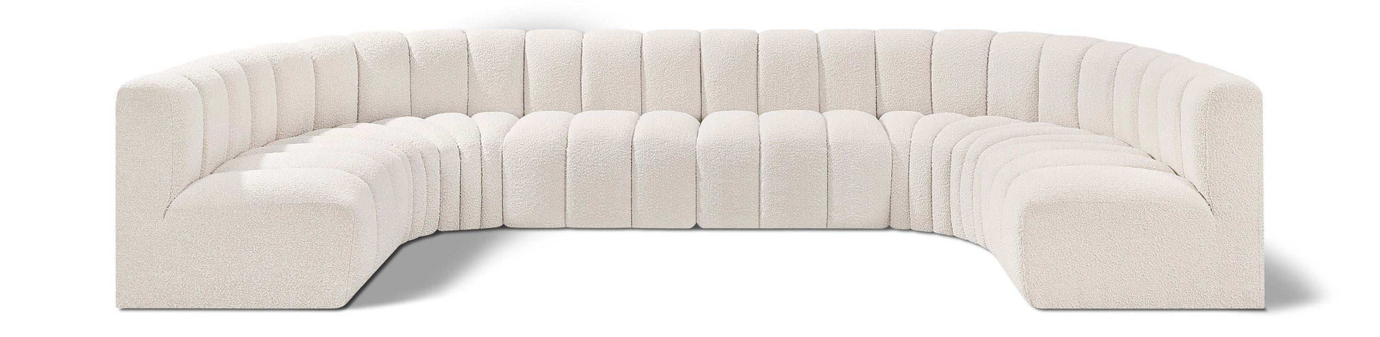 Arc - Boucle Fabric 8 Piece Modular Sofa - Best Buy Furniture