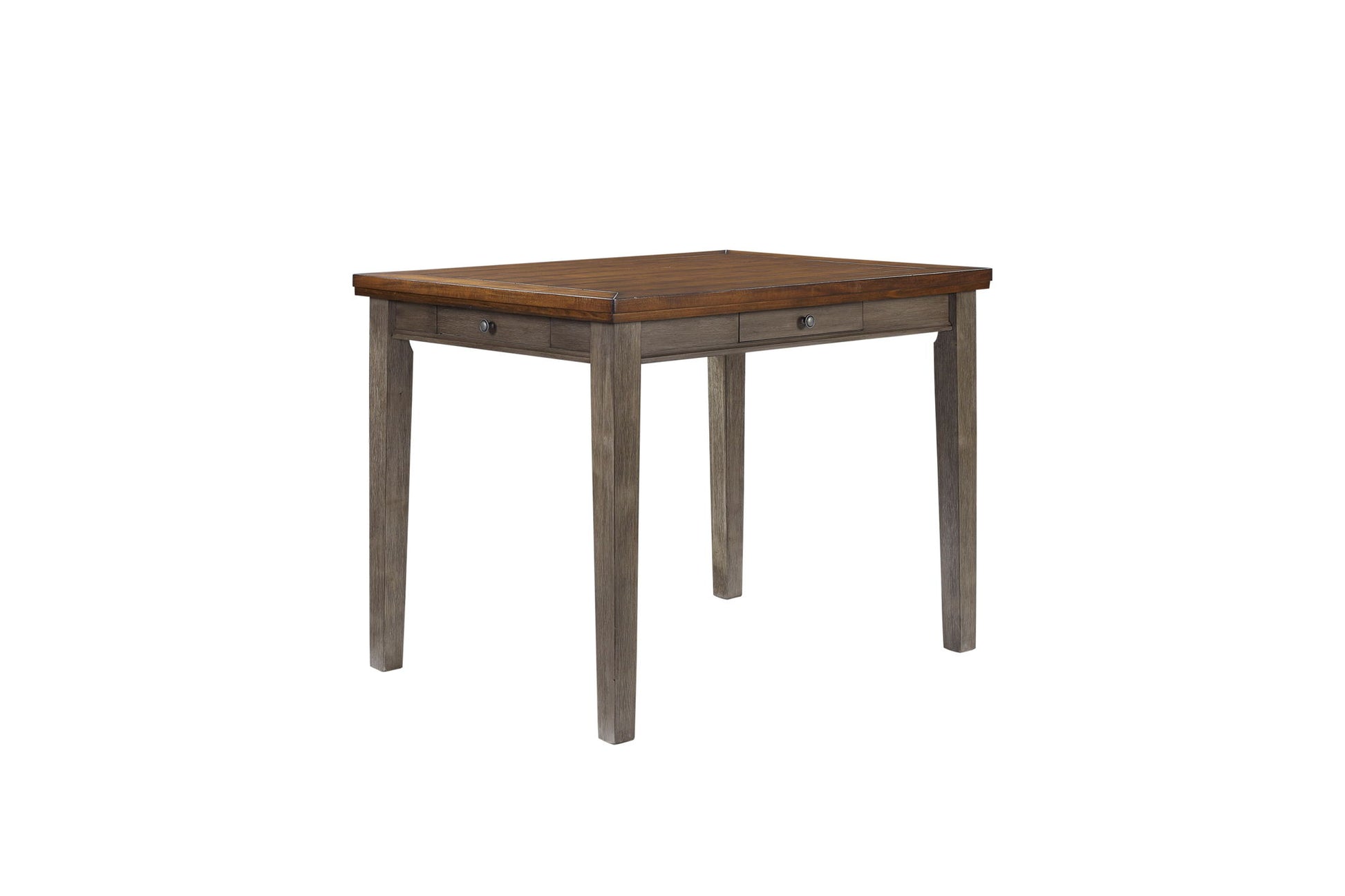 Counter Height Two Tone 4 Drawer Dining Table - Gray - Best Buy Furniture