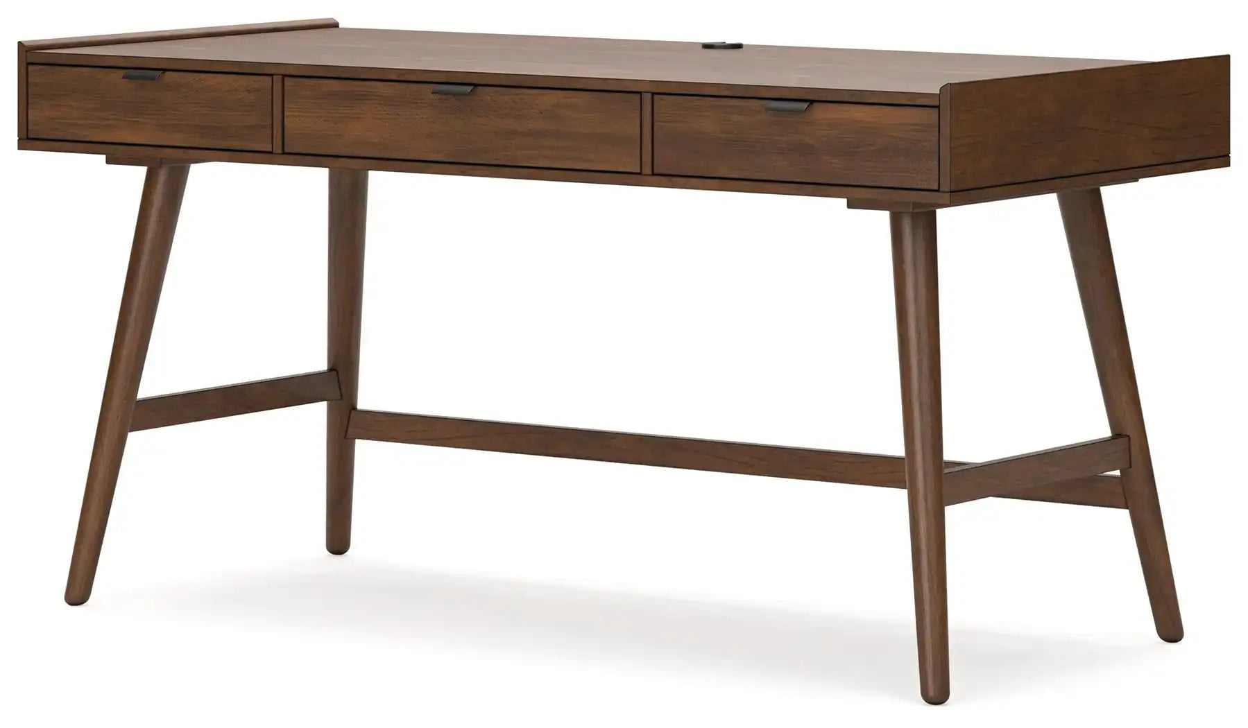 Lyncott - Home Office Desk - Brown - Best Buy Furniture