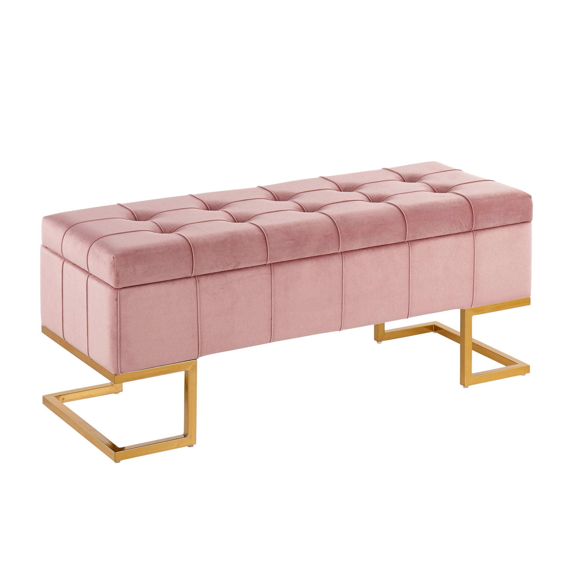 Midas - Contemporary / Glam Storage Bench - Best Buy Furniture