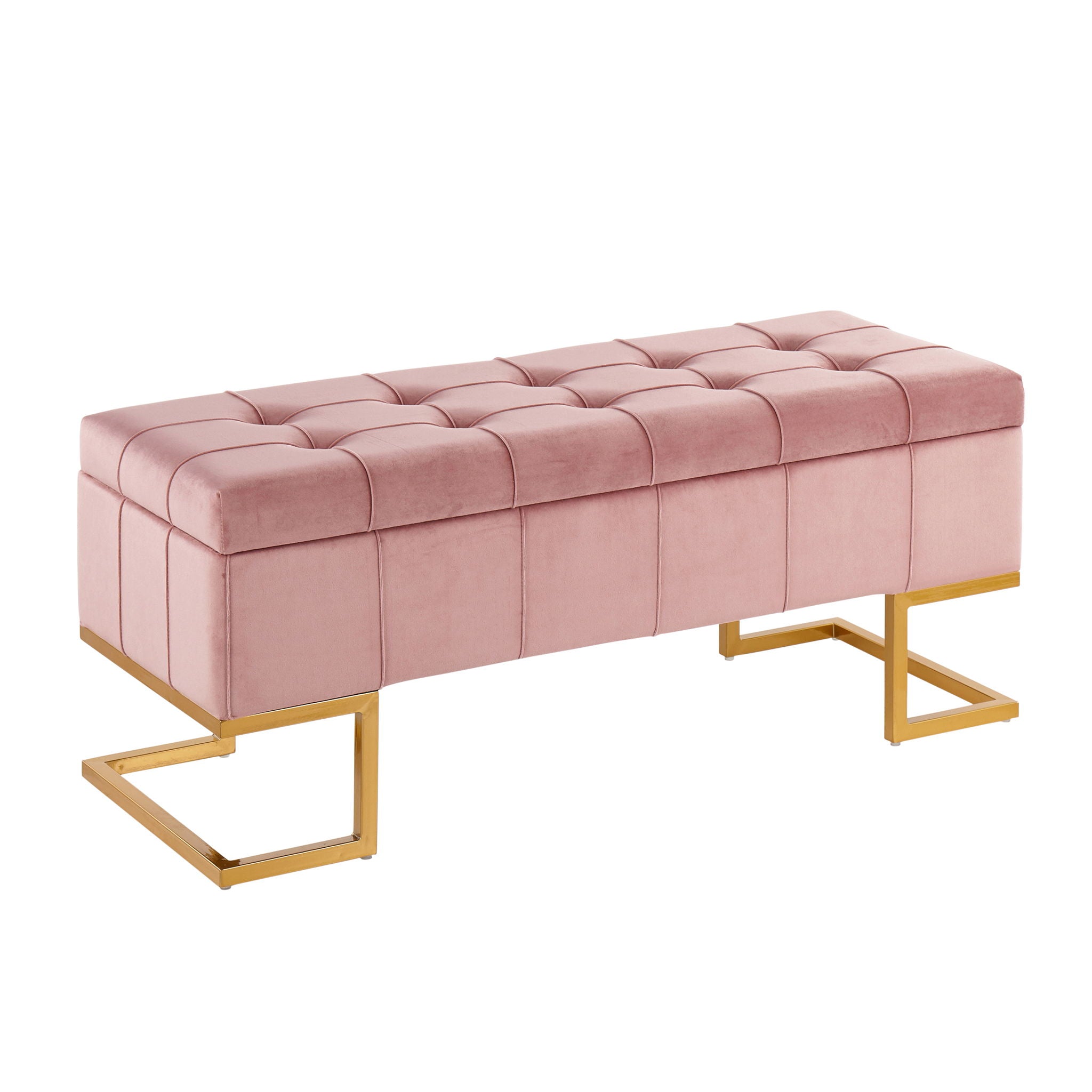 Midas - Contemporary / Glam Storage Bench - Best Buy Furniture