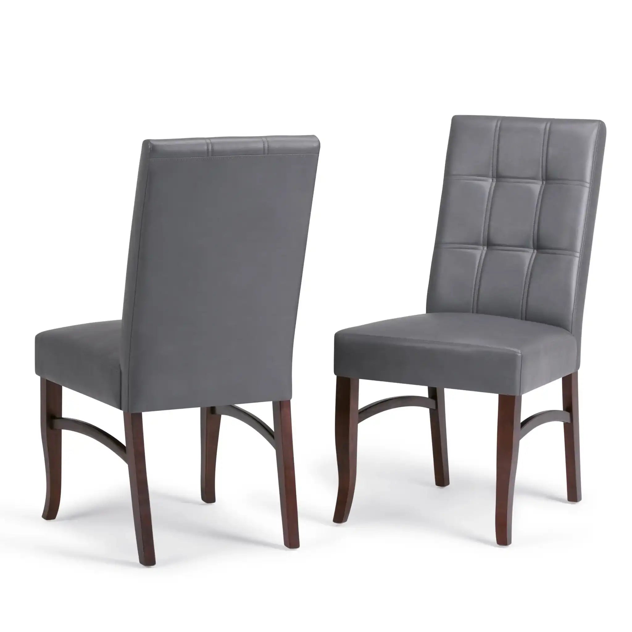 Ezra - Deluxe Dining Chair (Set of 2) - Stone Gray - Best Buy Furniture