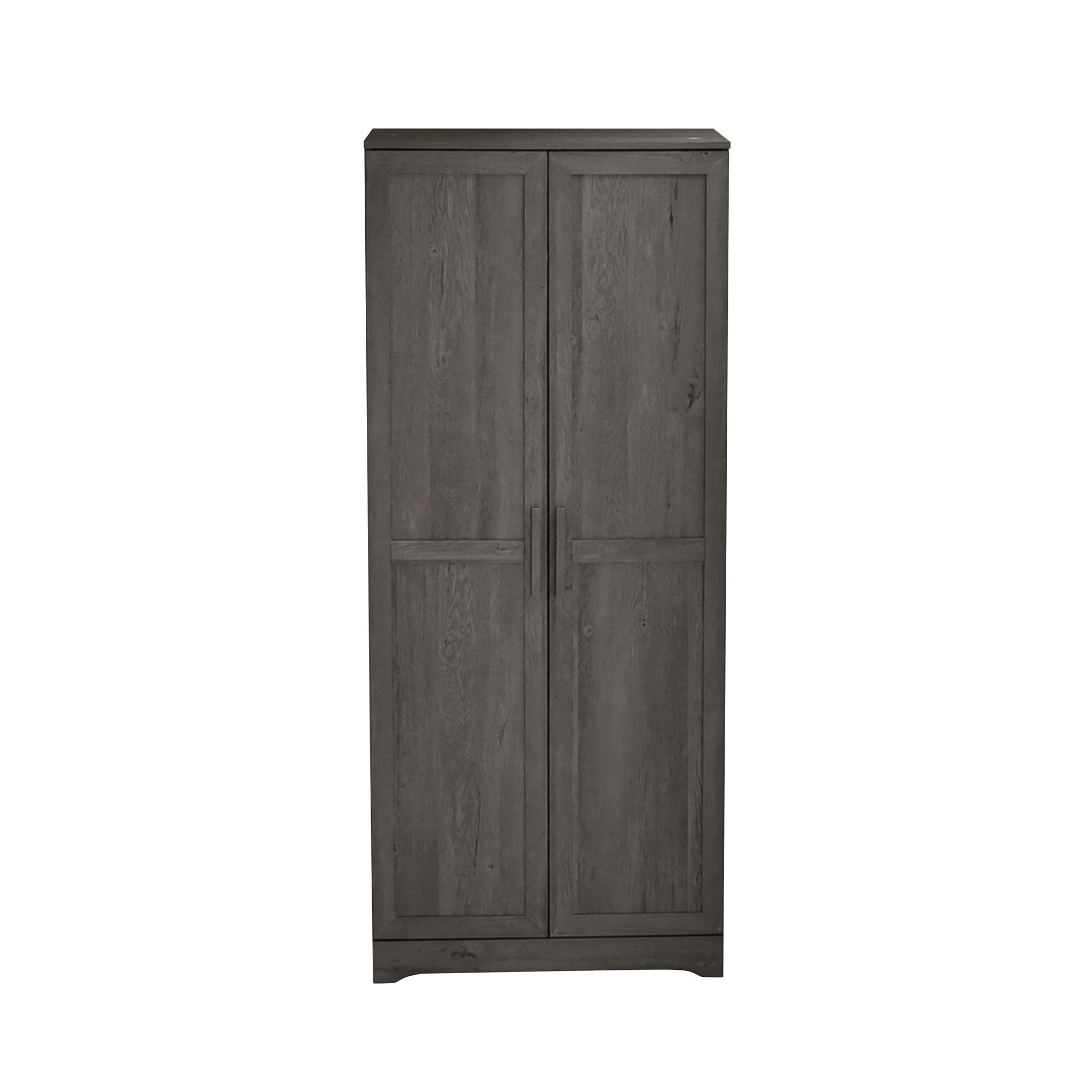 Danbury - Wood Wardrobe - Gray - Best Buy Furniture