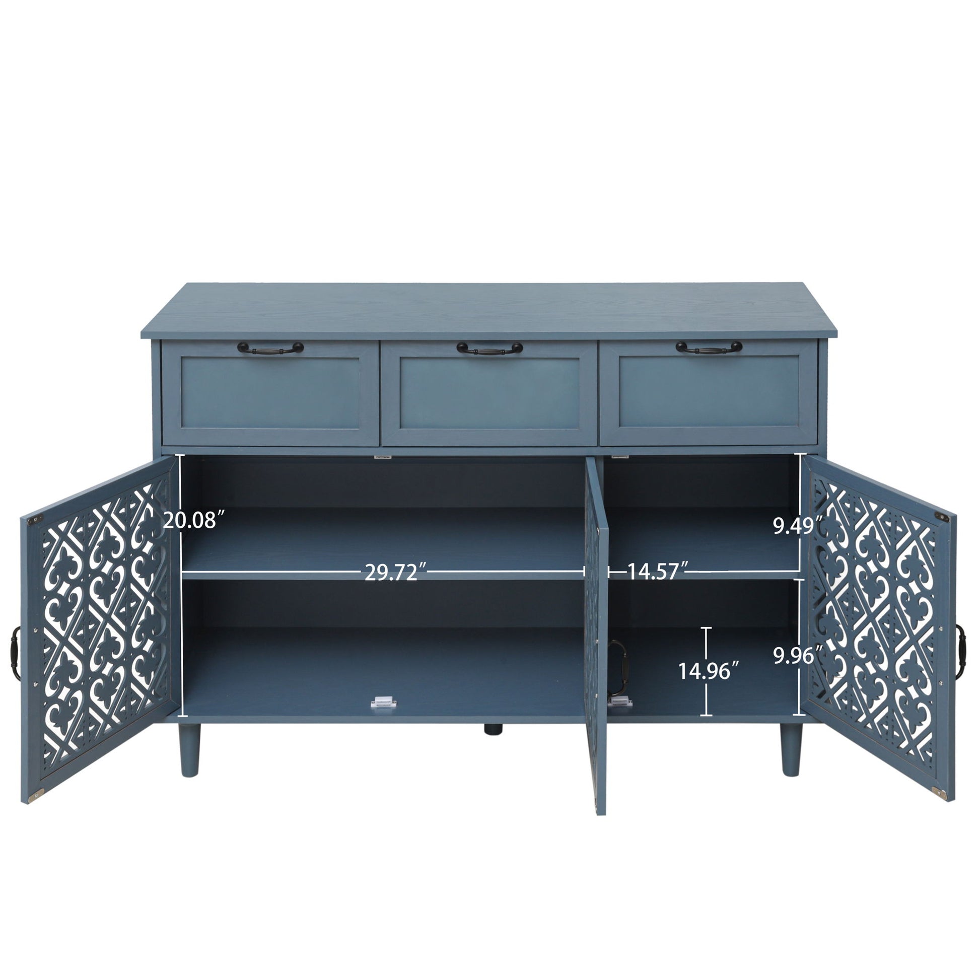 3 Door 3 Drawer Elegant Cabinet - Best Buy Furniture
