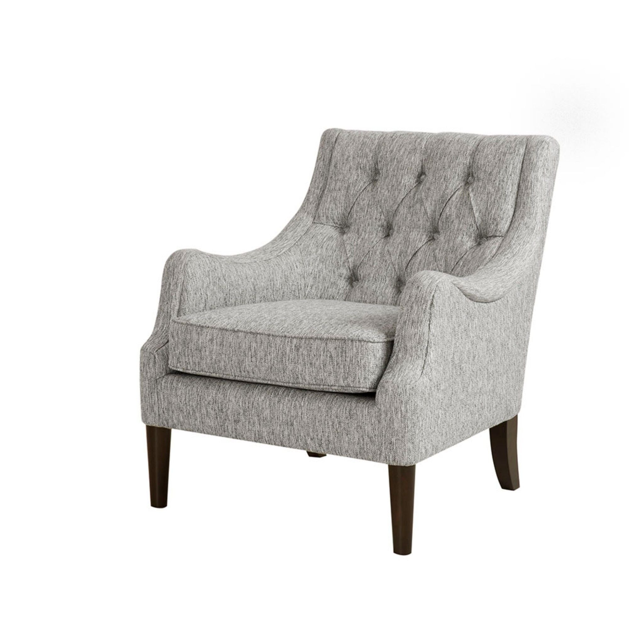 Button Tufted Accent Chair Vintage Style - Best Buy Furniture