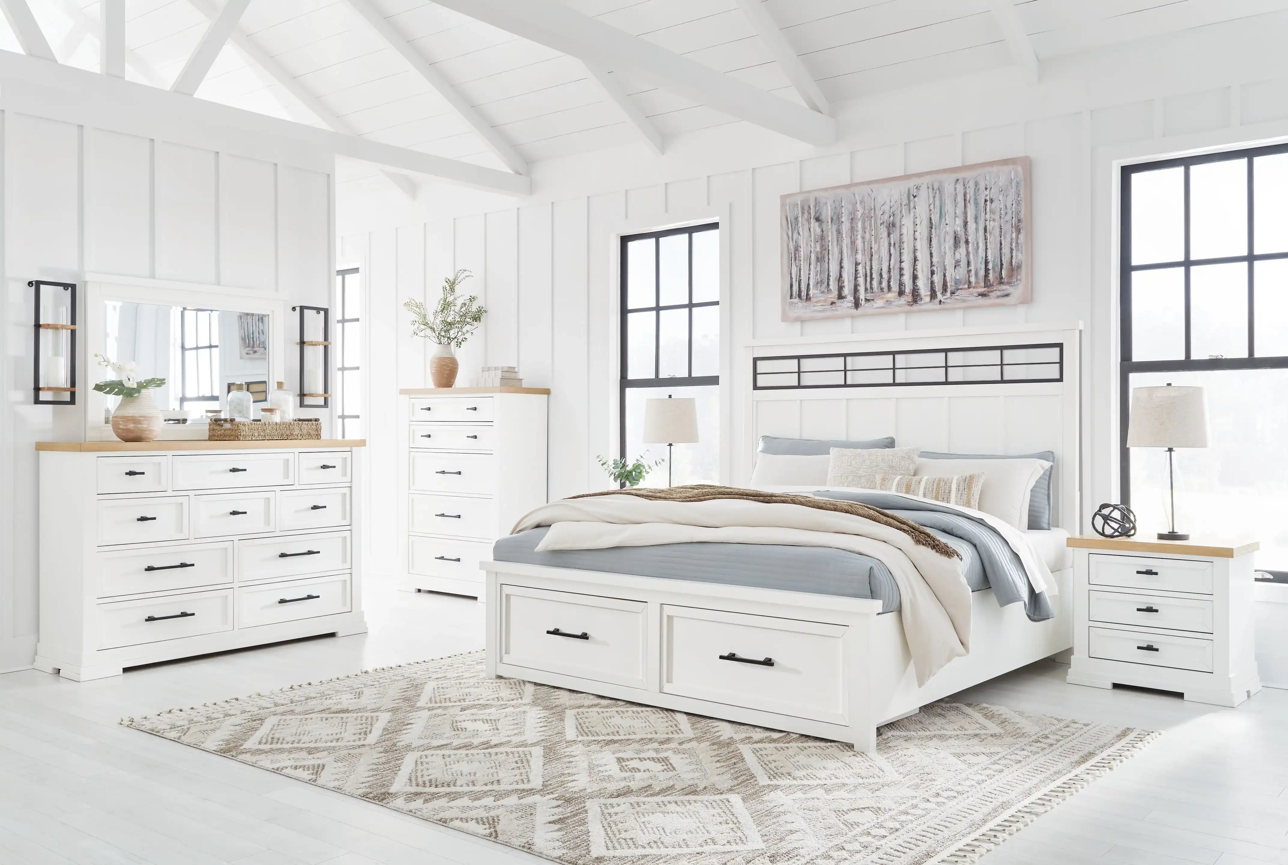 Ashbryn - Panel Storage Bedroom Set - Best Buy Furniture