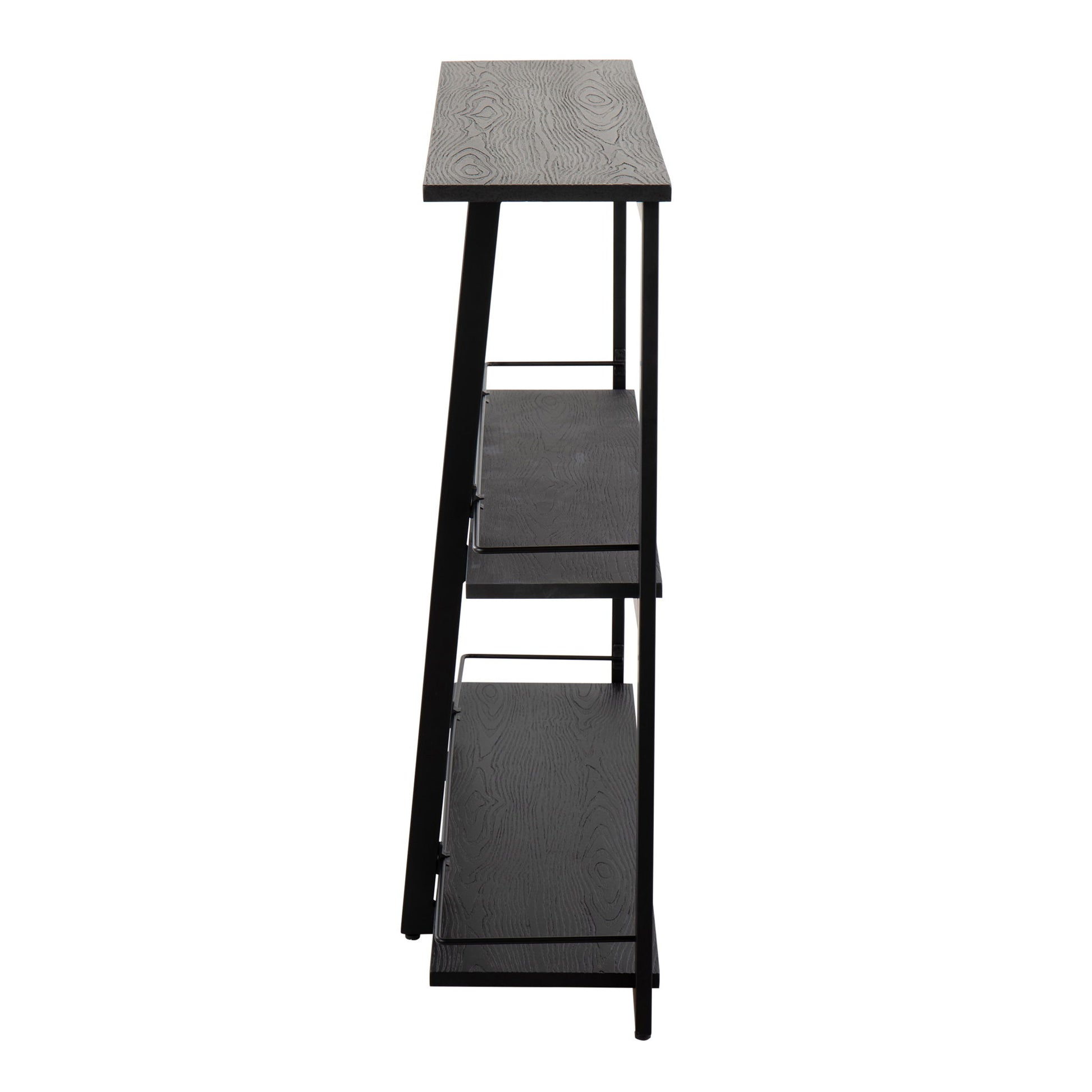 Converge - Industrial Bookcase - Black - Best Buy Furniture