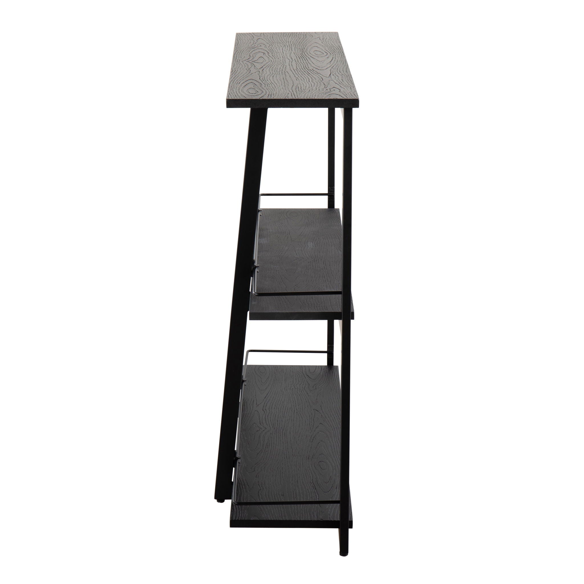 Converge - Industrial Bookcase - Black - Best Buy Furniture