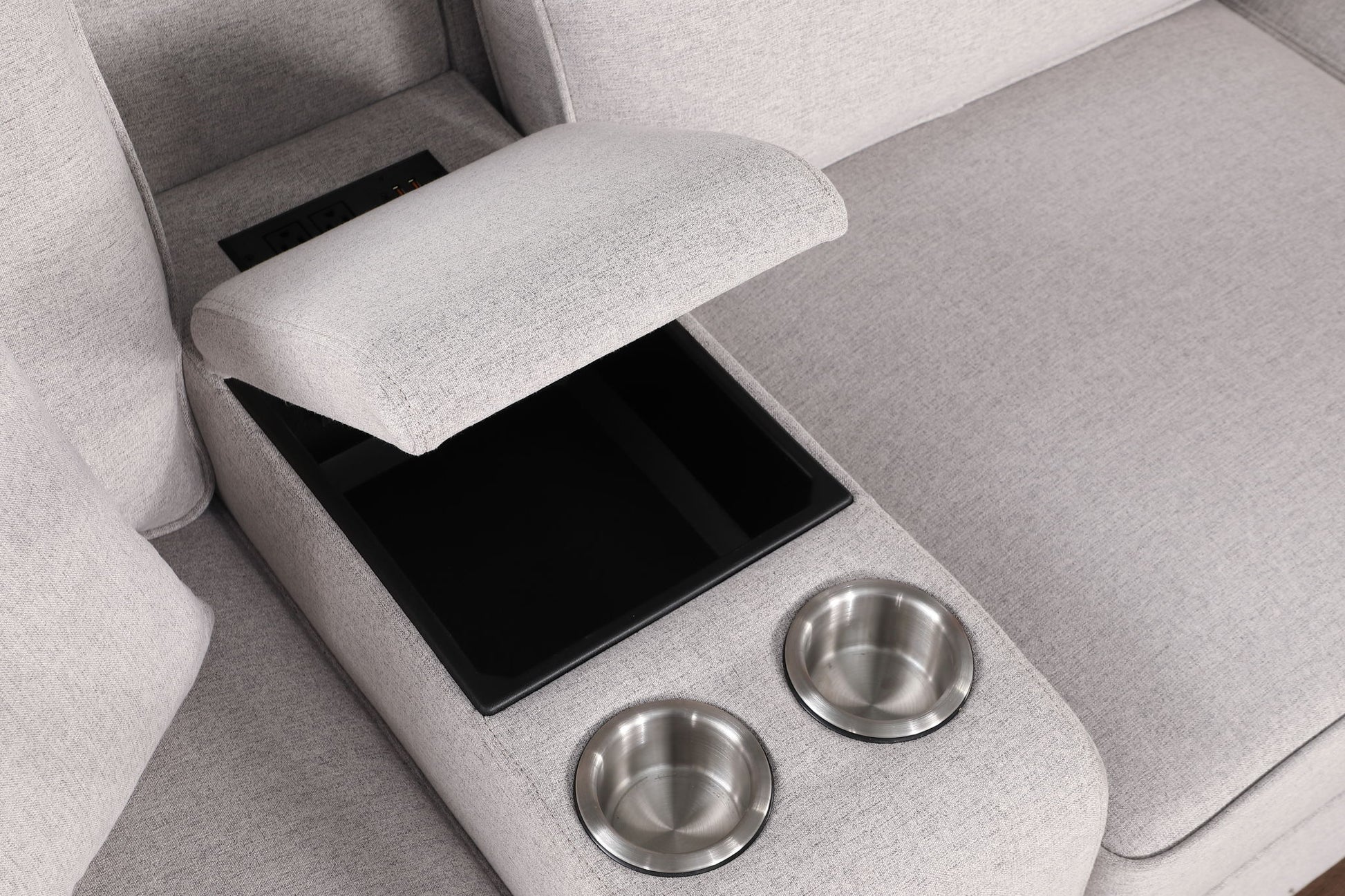 Eric - 9 Piece Upholstered Sectional With Ottoman - Best Buy Furniture