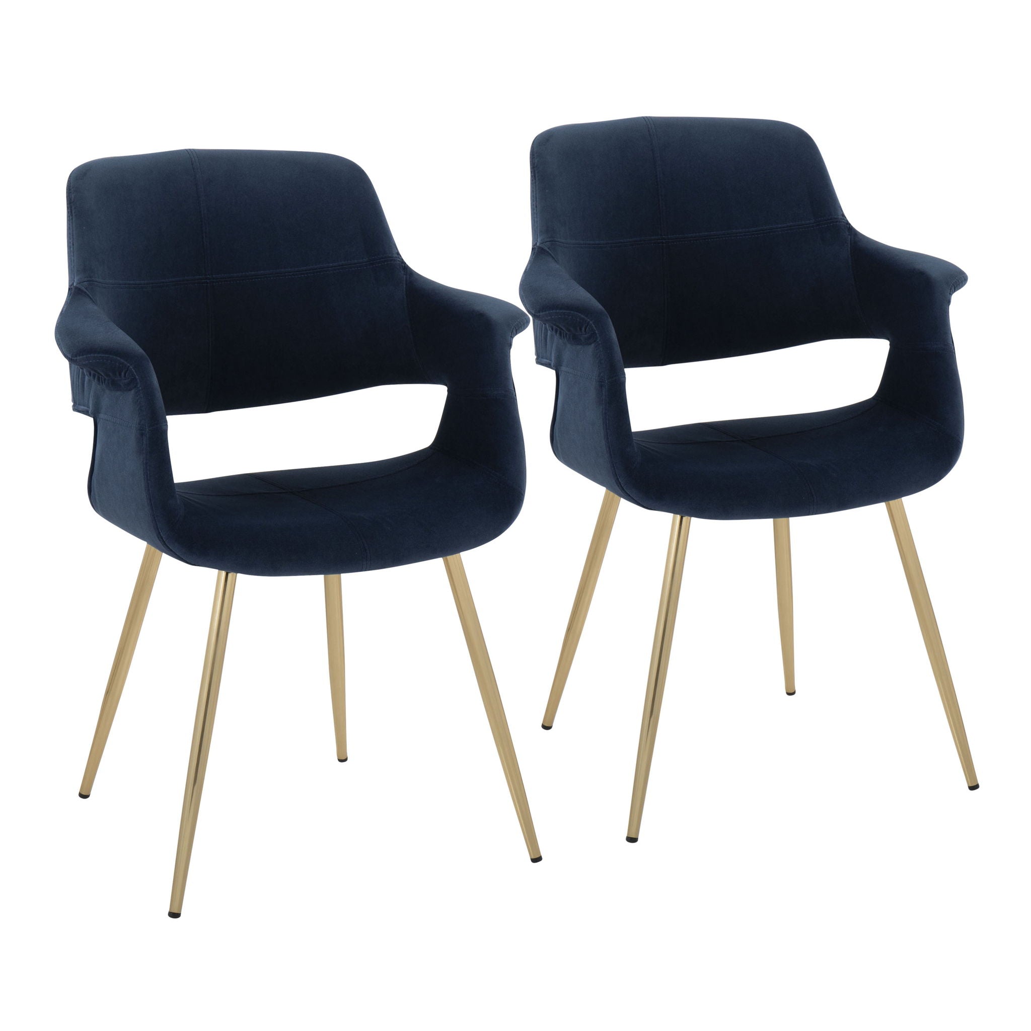 Vintage Flair - Glam / Art Deco, Chair (Set of 2) - Best Buy Furniture