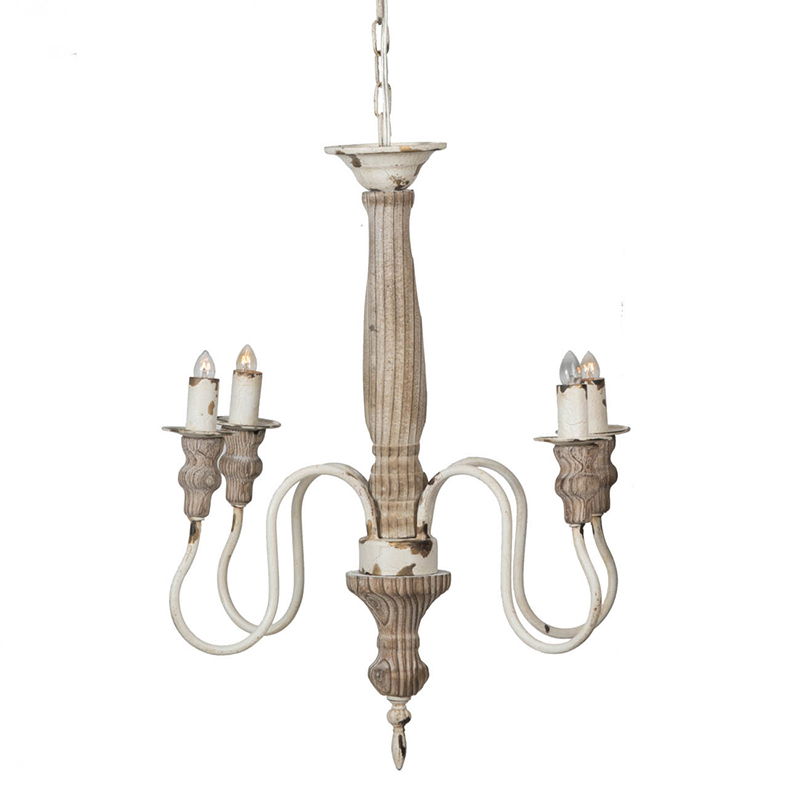 4 Light Chandelier, Hanging Light Fixture With Adjustable Chain For Kitchen, Bulb Not Included - Cream White - Best Buy Furniture