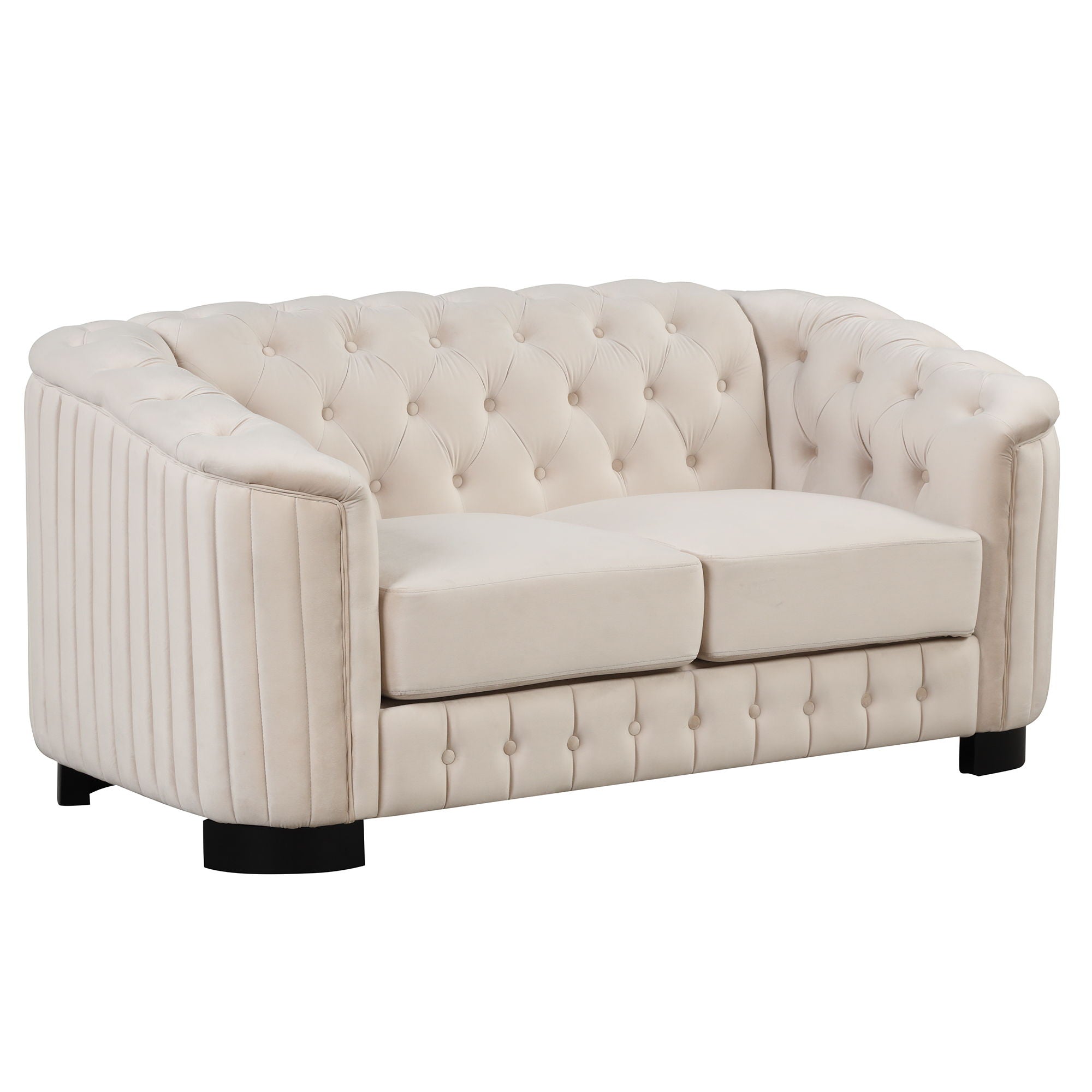 Upholstered Loveseat Sofa With Thick Removable Seat Cushion - Best Buy Furniture