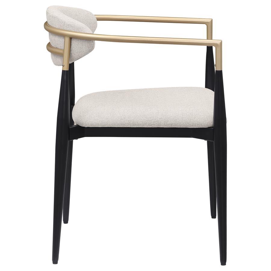 Alexis - Fabric Upholstered Dining Arm Chair (Set of 2) - Best Buy Furniture