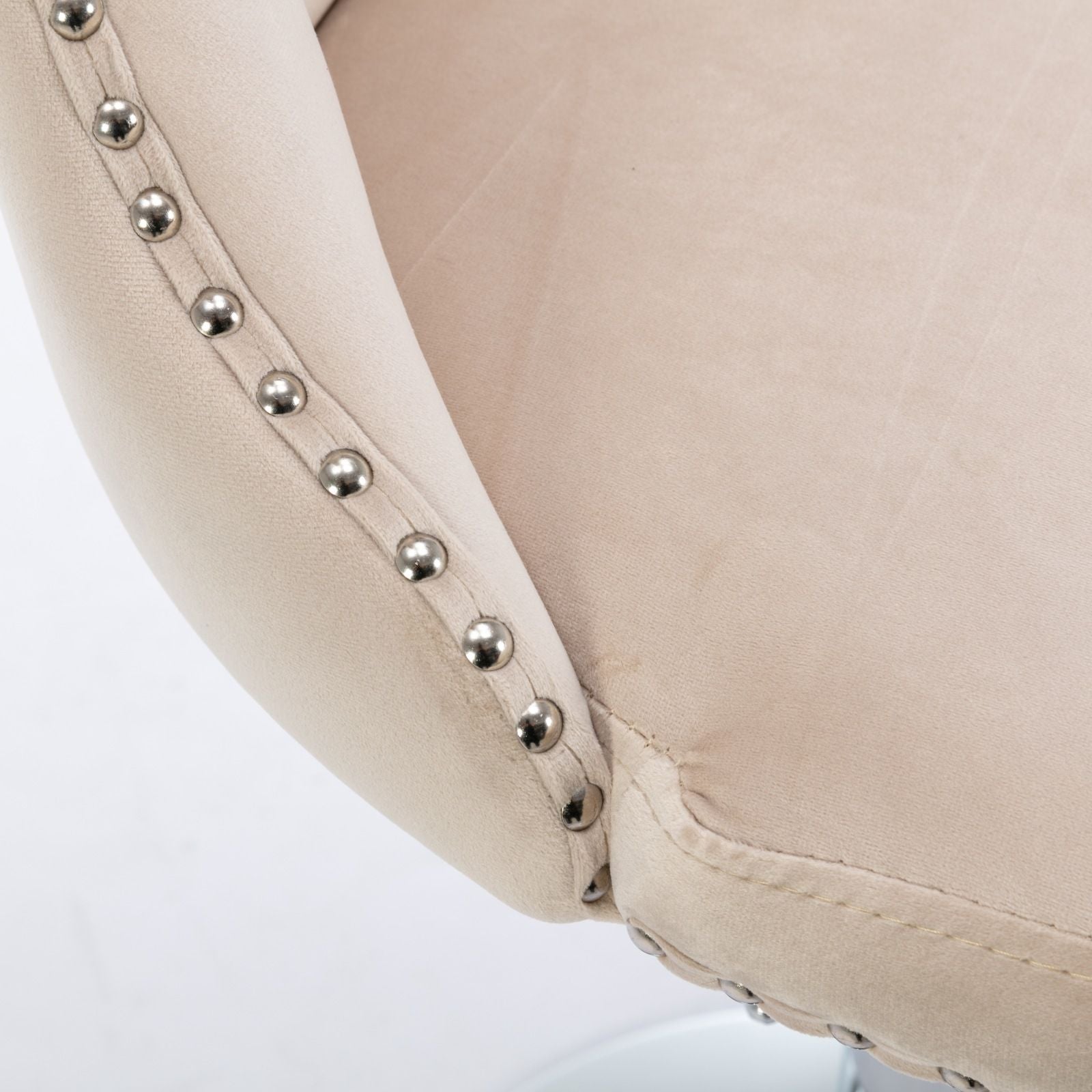 Swivel Velvet Barstools Adjusatble Seat Height From 25-33", Modern Upholstered Chrome Base Bar Stools With Backs Comfortable Tufted For Home Pub And Kitchen Island (Set of 2) - Best Buy Furniture