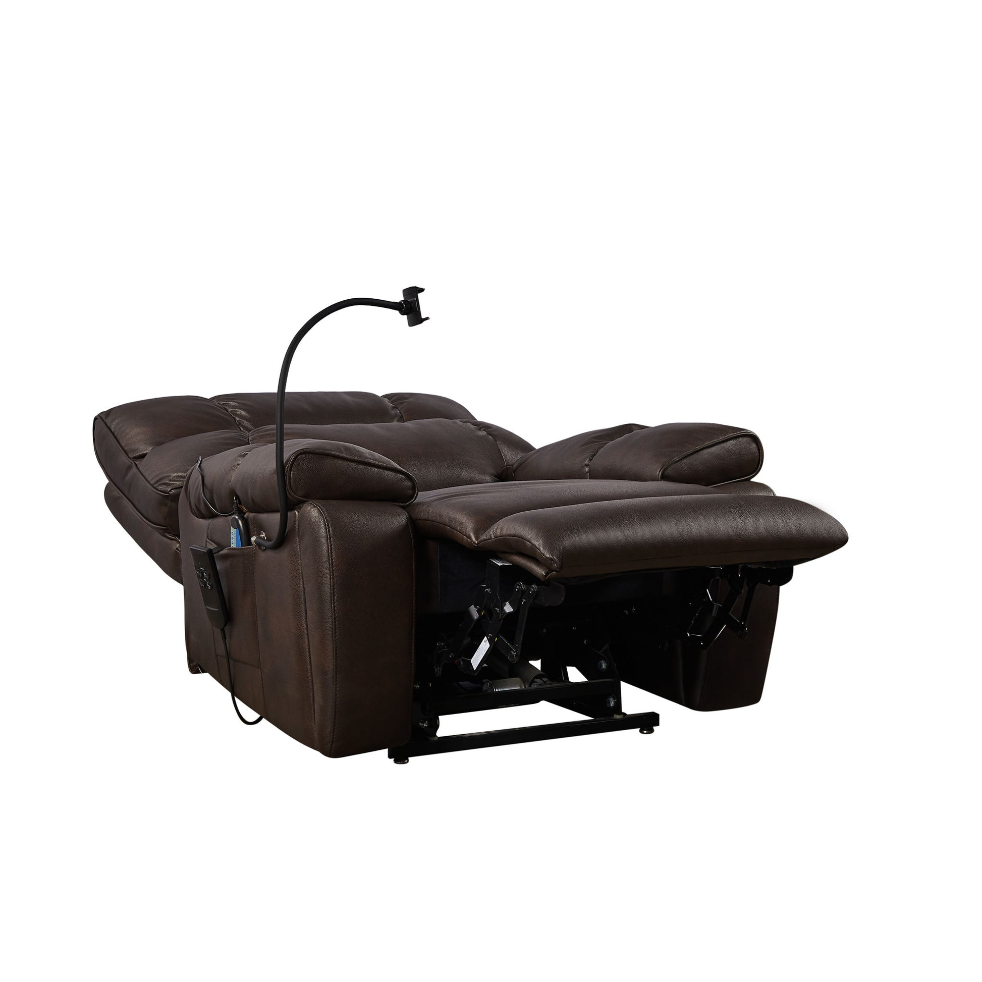 Recliner Chair With Phone Holder, Electric Power Lift Recliner Chair With 2 Motors Massage And Heat For Elderly, 3 Positions, 2 Side Pockets, Cup Holders - Best Buy Furniture