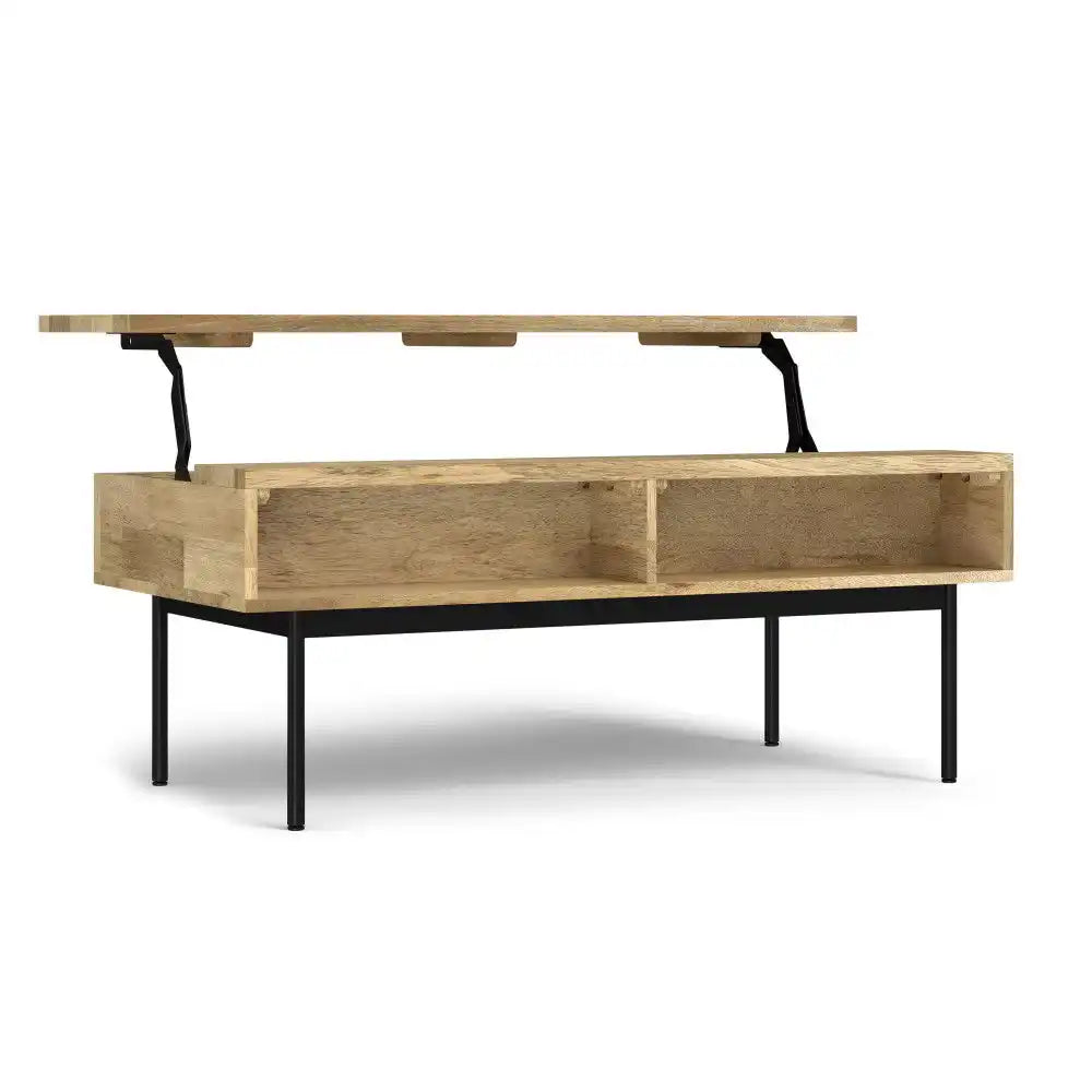 Reeves - Lift Top Coffee Table - Natural - Best Buy Furniture