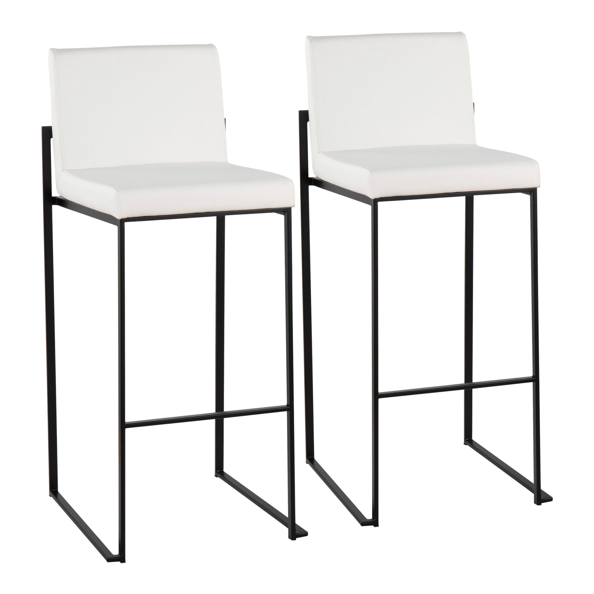 Fuji - Contemporary High Back Barstool Elegant Design - Best Buy Furniture