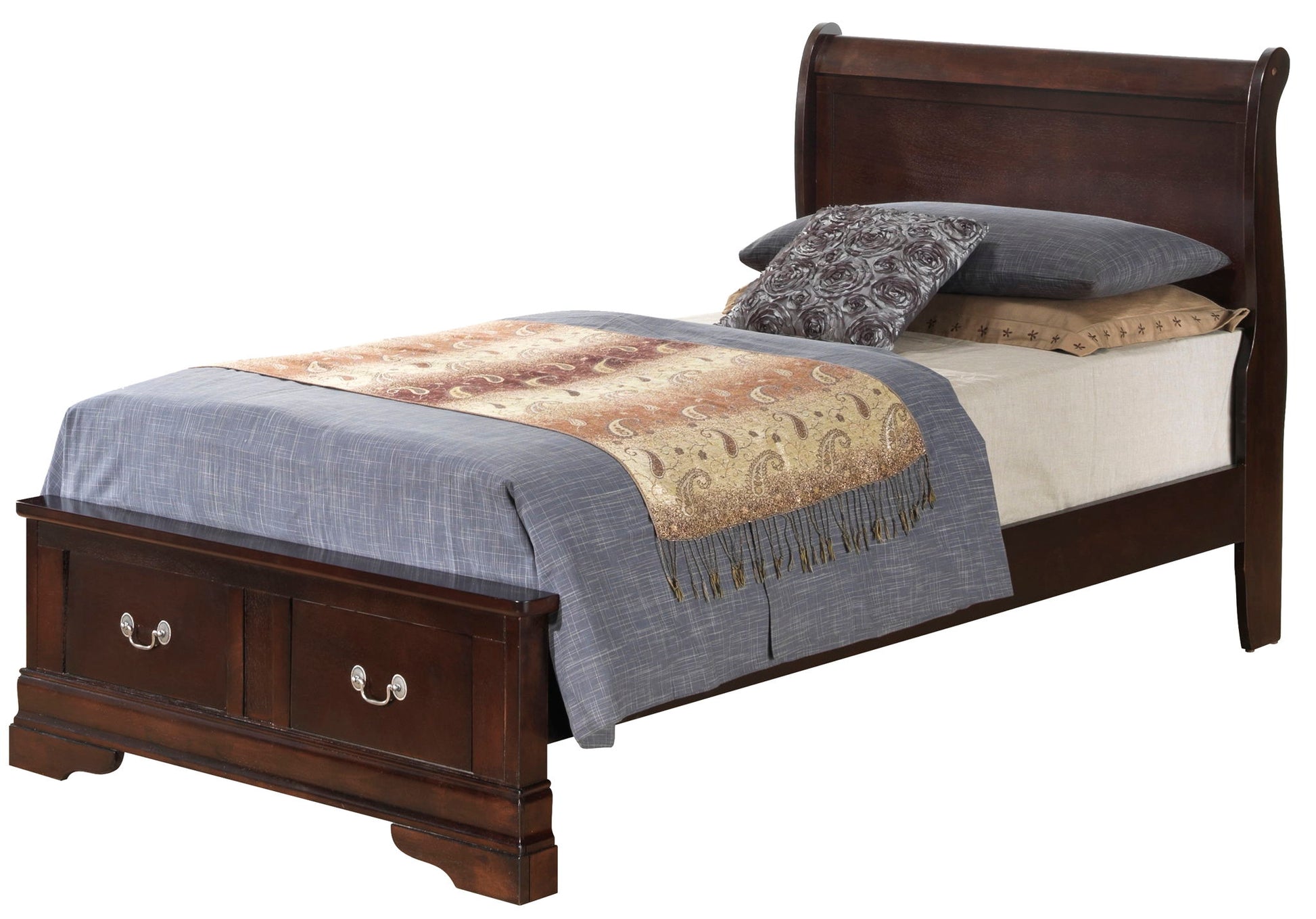 Louis Phillipe - Storage Bed - Best Buy Furniture