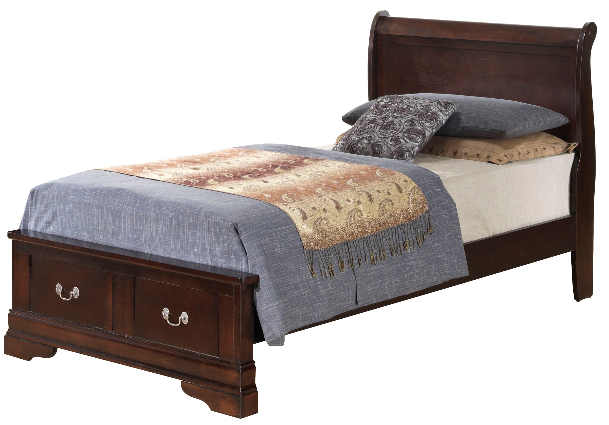 Louis Phillipe - Storage Bed - Best Buy Furniture