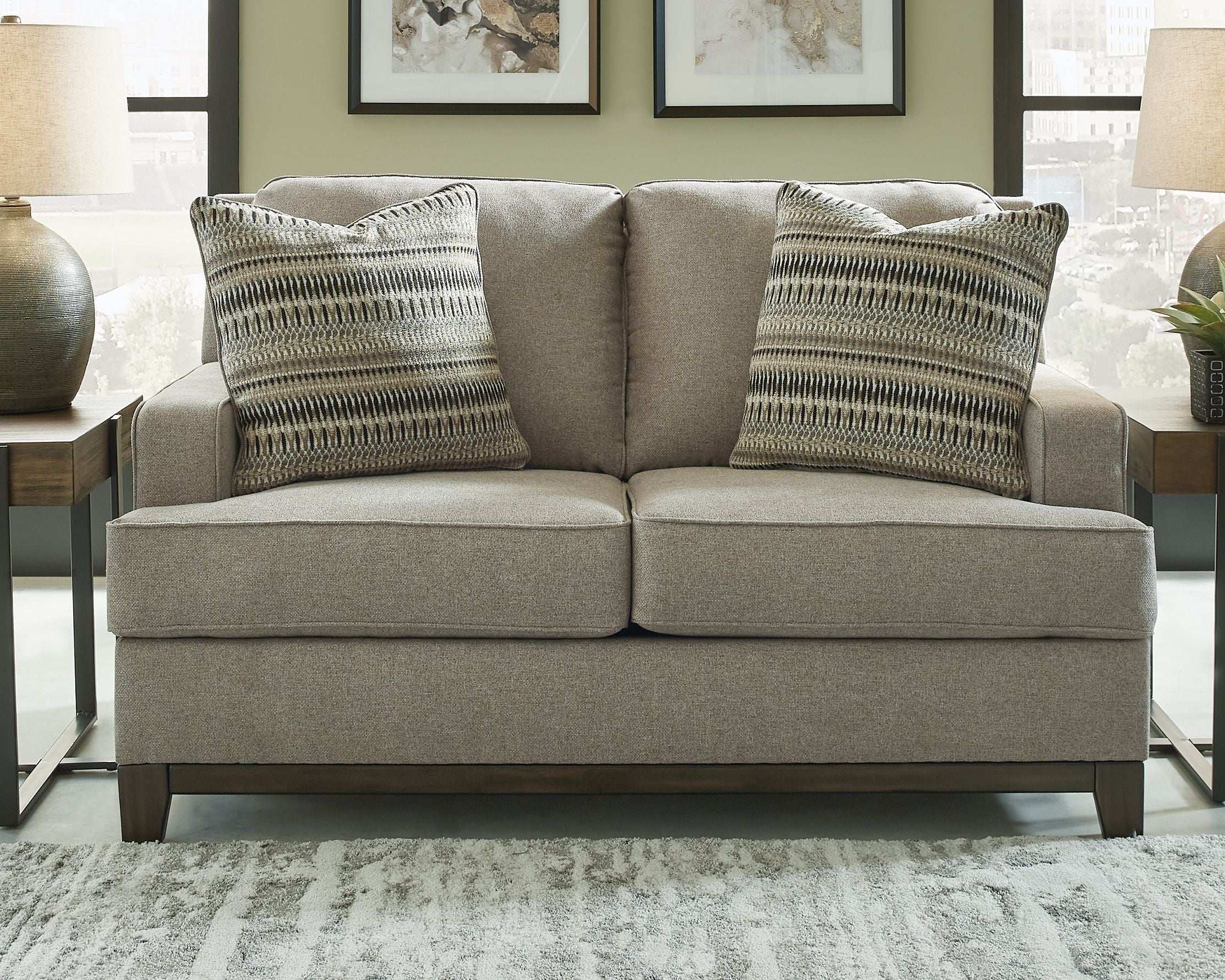Kaywood - Loveseat - Granite - Best Buy Furniture