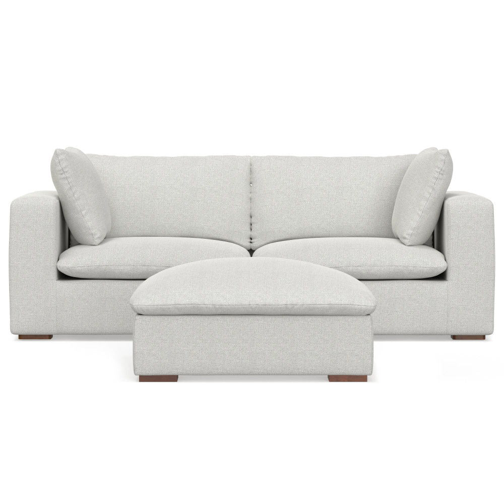 Jasmine - Handcrafted Sofa And Ottoman - Best Buy Furniture