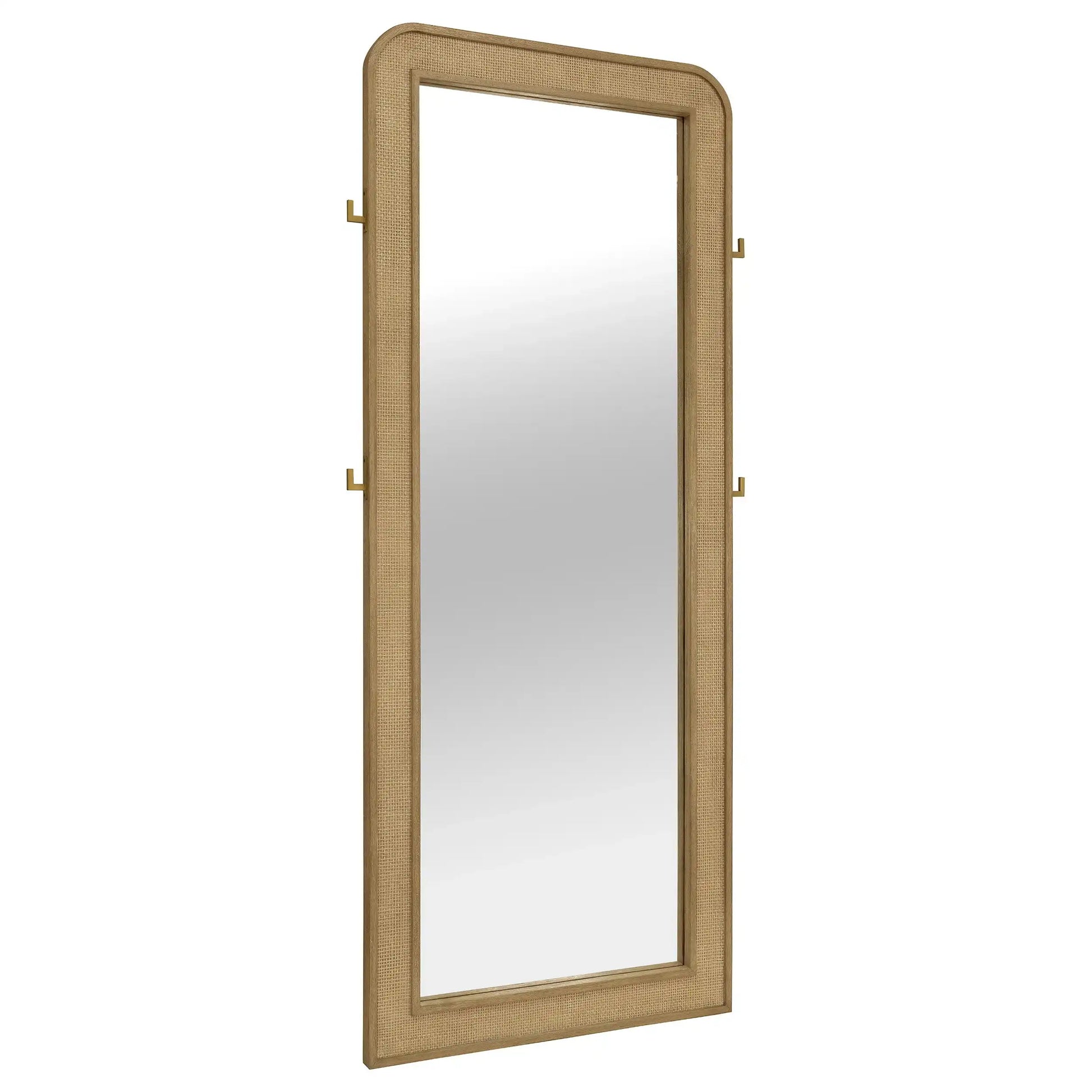 Arini - Cane Weave Full Length Standing Floor Mirror - Best Buy Furniture