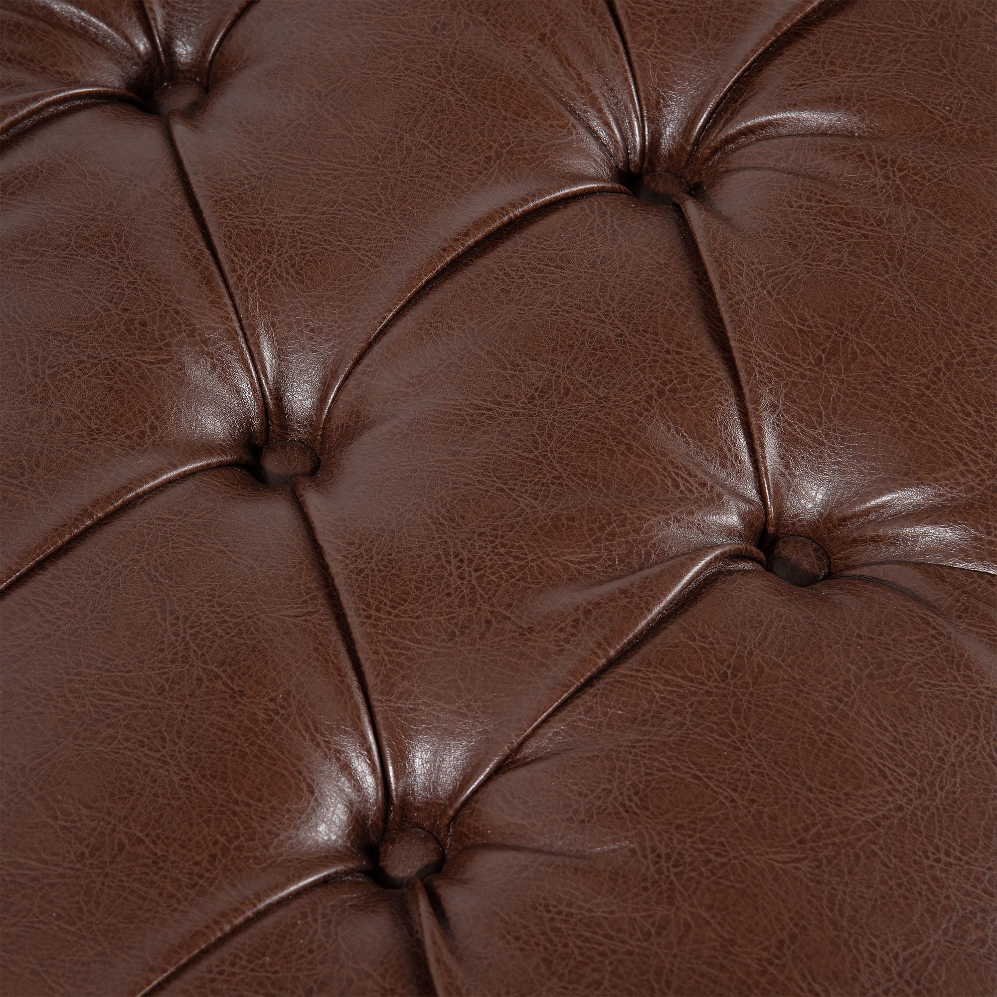 Bedroom End Of Bed Bench Tufted Upholstered End Of Bed Bench End Of Bed Entrance Shoe Bench With Nailhead Trim And Shelf Bedroom Upholstered Leather Bench Living Room Shoe Rack Footstool - Best Buy Furniture